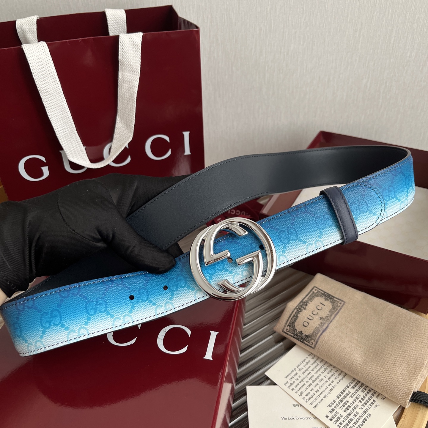 Gucci Basic Belt Canvas M