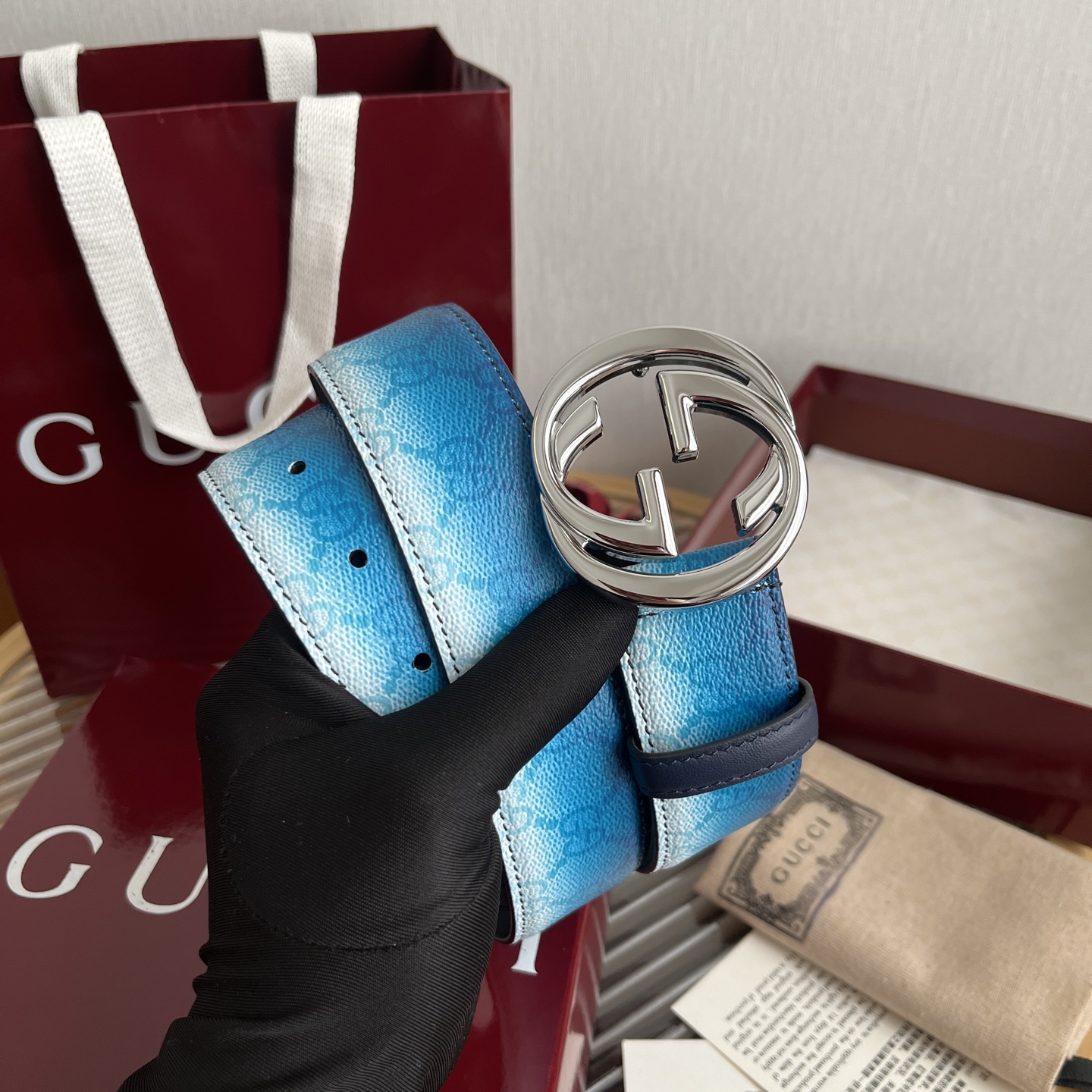 Gucci Basic Belt Canvas M