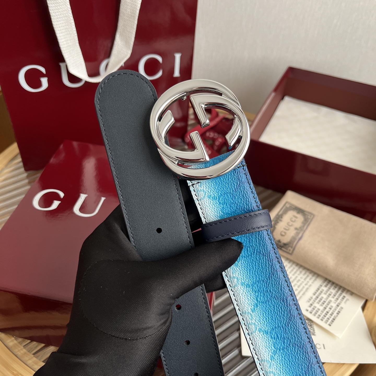 Gucci Basic Belt Canvas M