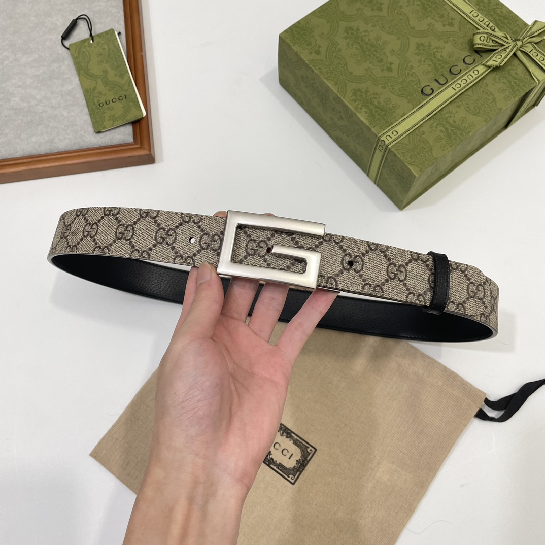 Gucci Basic Belt Brown S-m