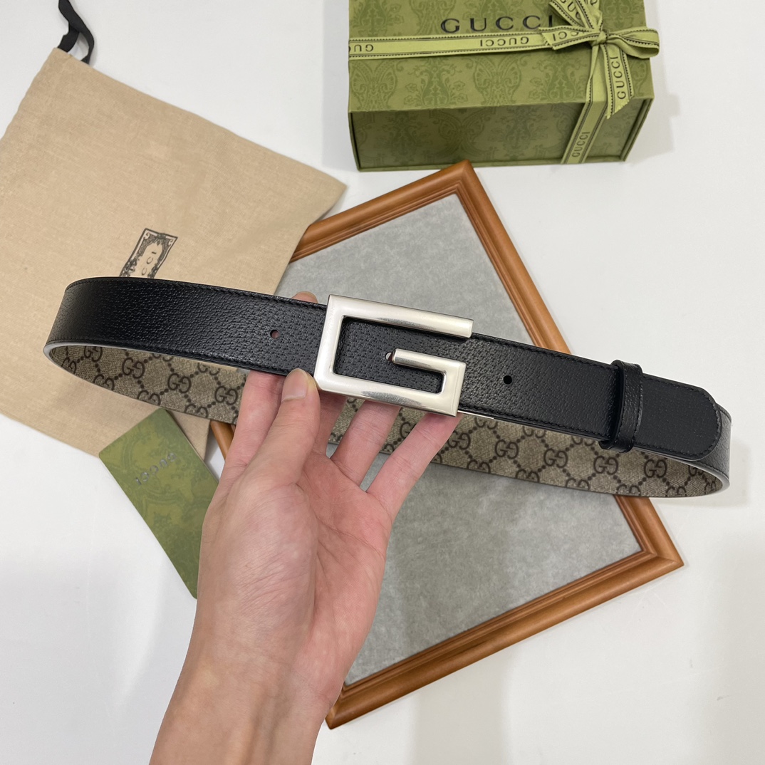 Gucci Basic Belt Brown S-m
