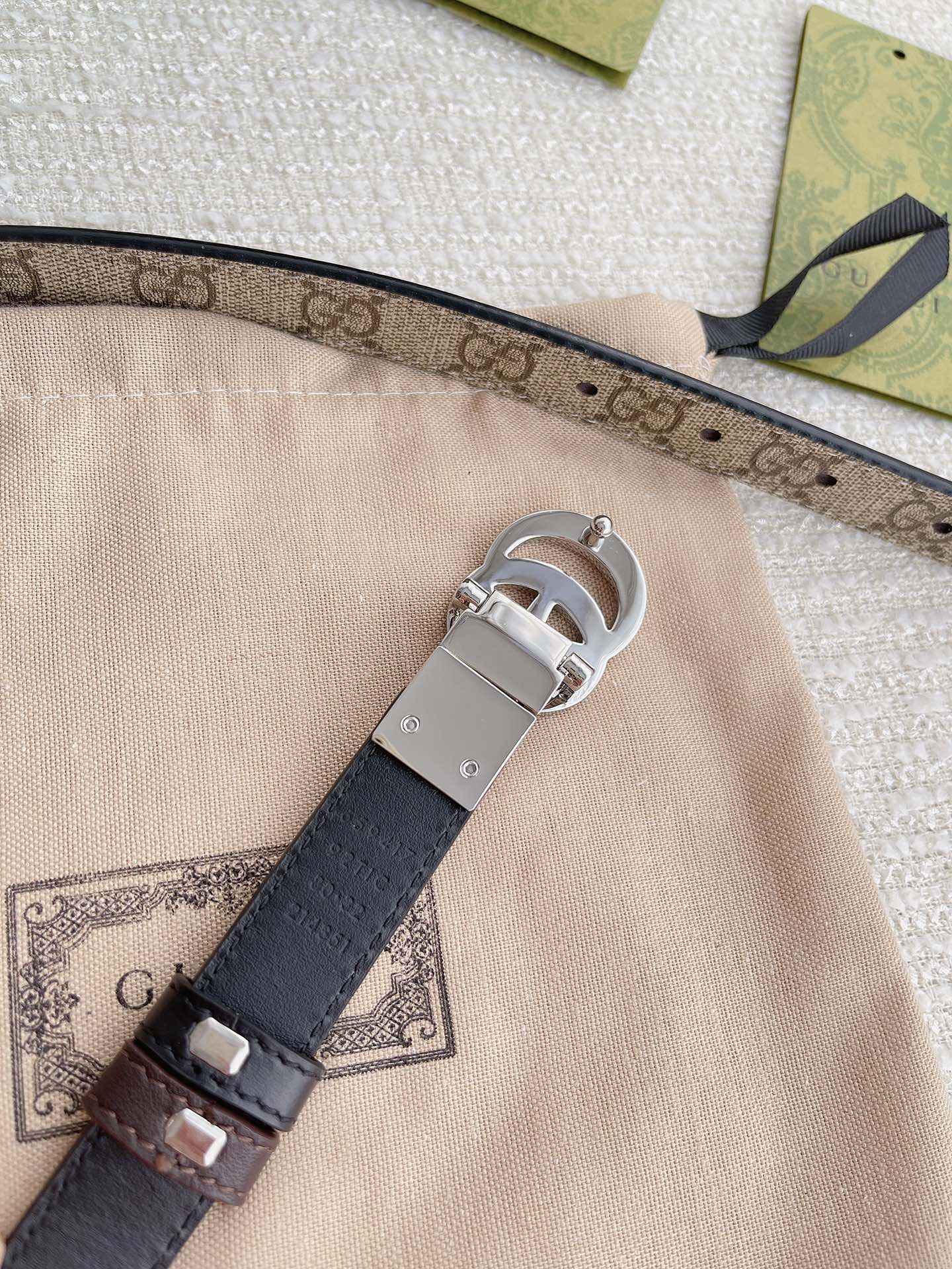 Gucci Female Leather Belt Top Grain Leather M