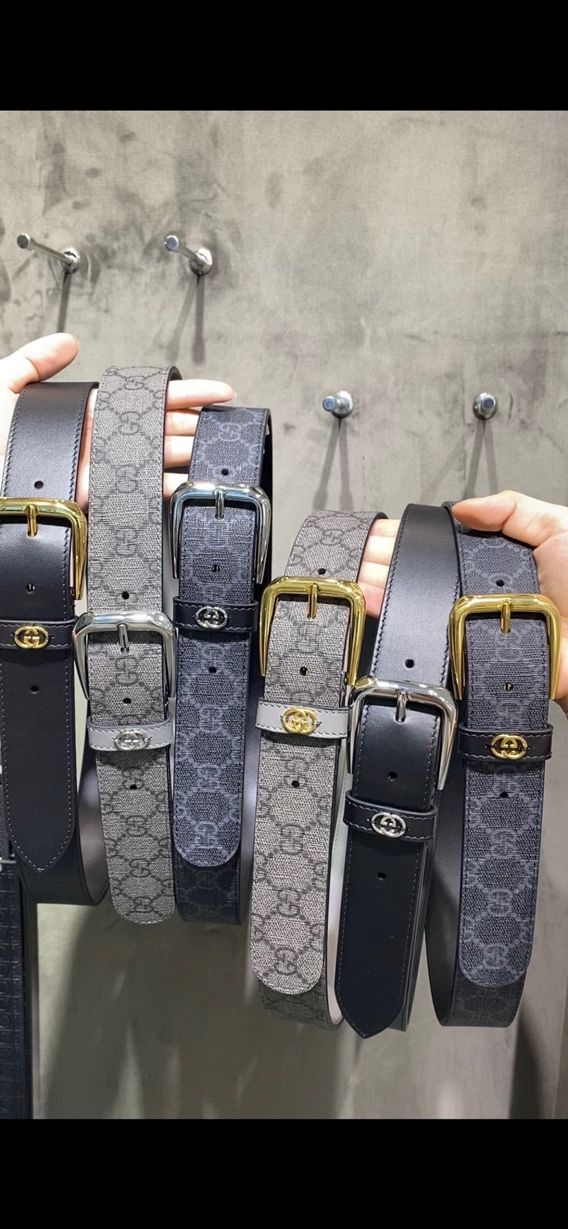 Gucci Basic Belt Black S-m