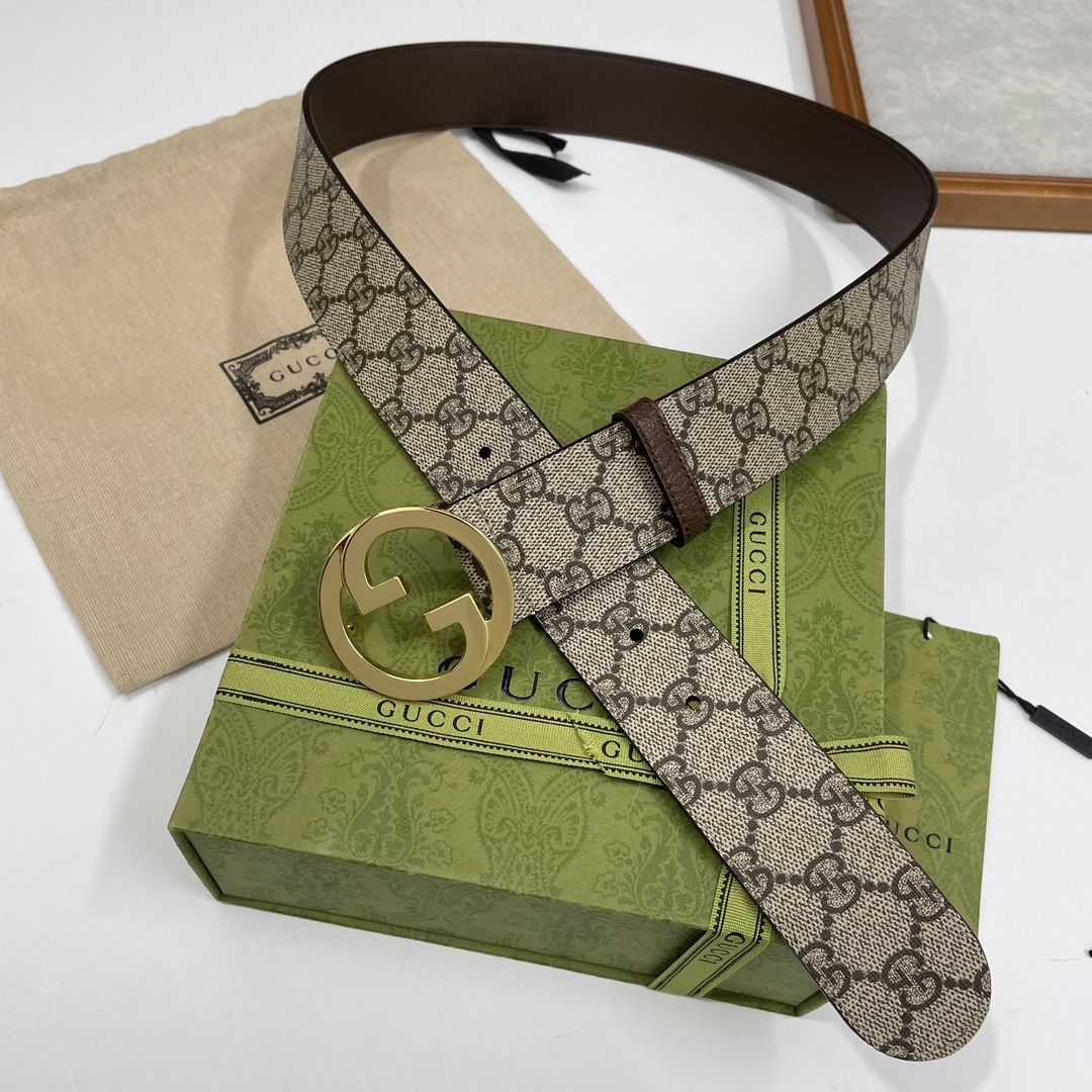 Gucci Basic Belt Brown S-m