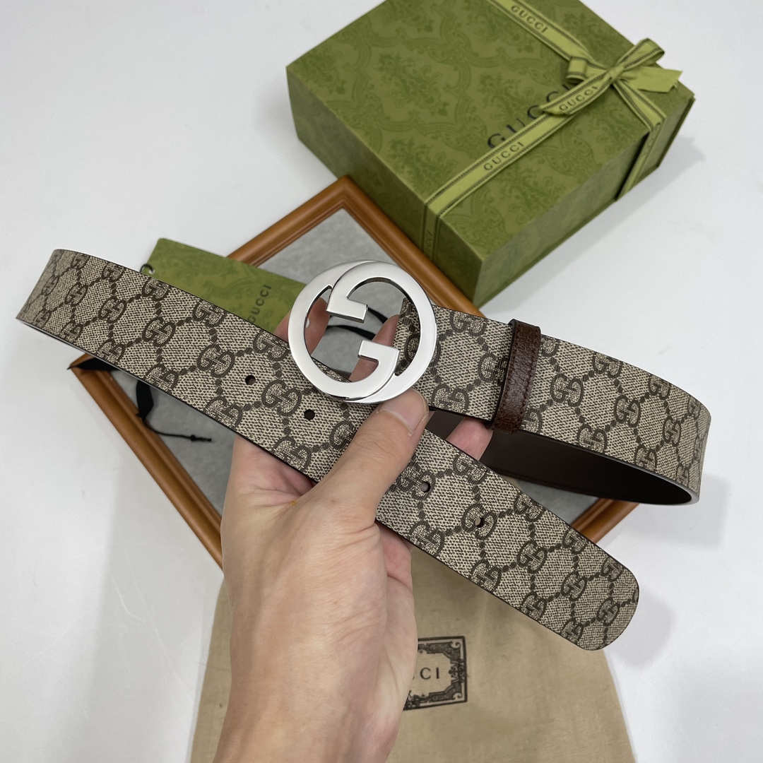 Gucci Basic Belt Brown S-m