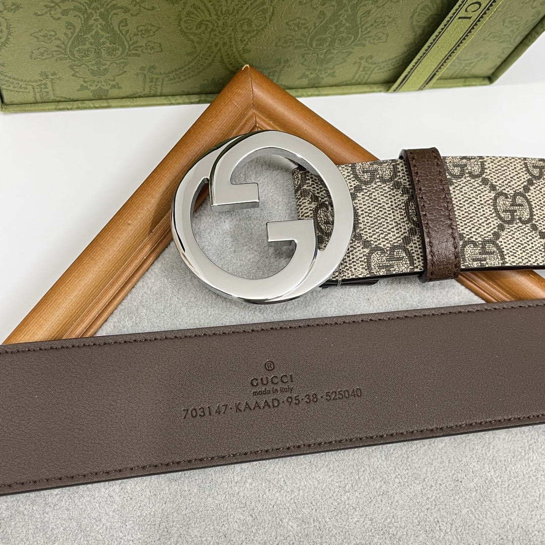 Gucci Basic Belt Brown S-m