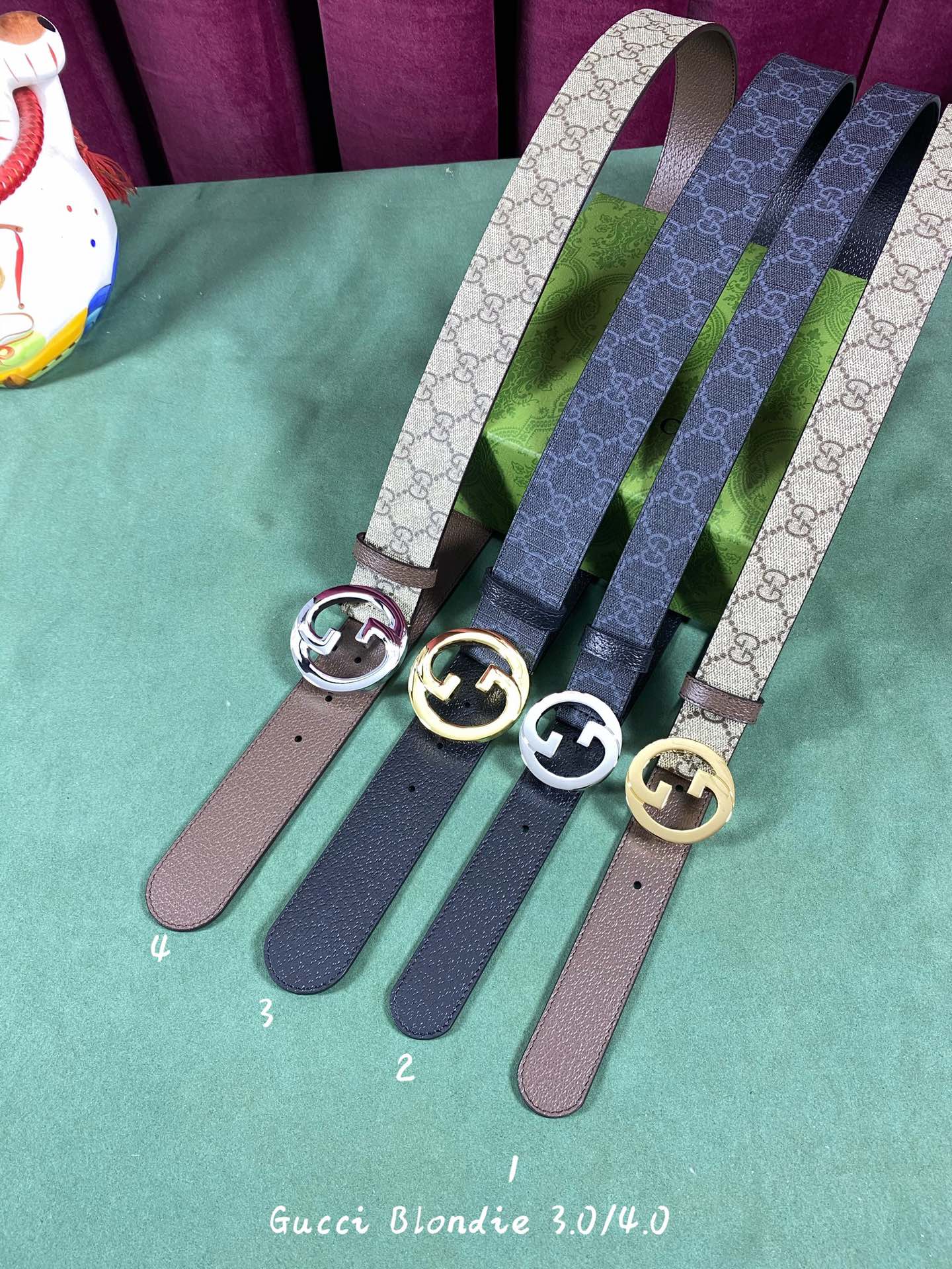 Gucci Basic Belt Cow Leather S-m-l