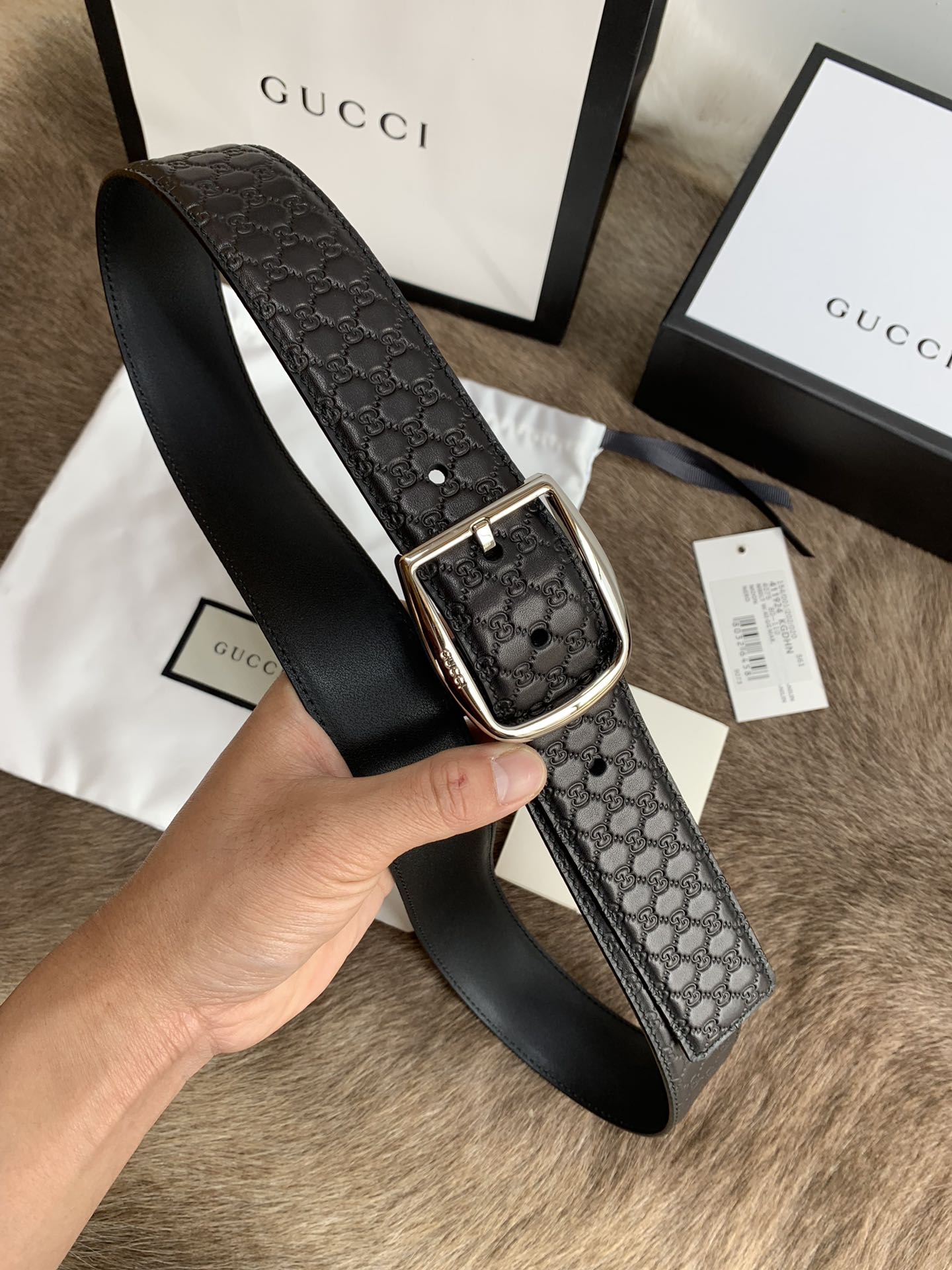 Gucci Male Leather Belt M