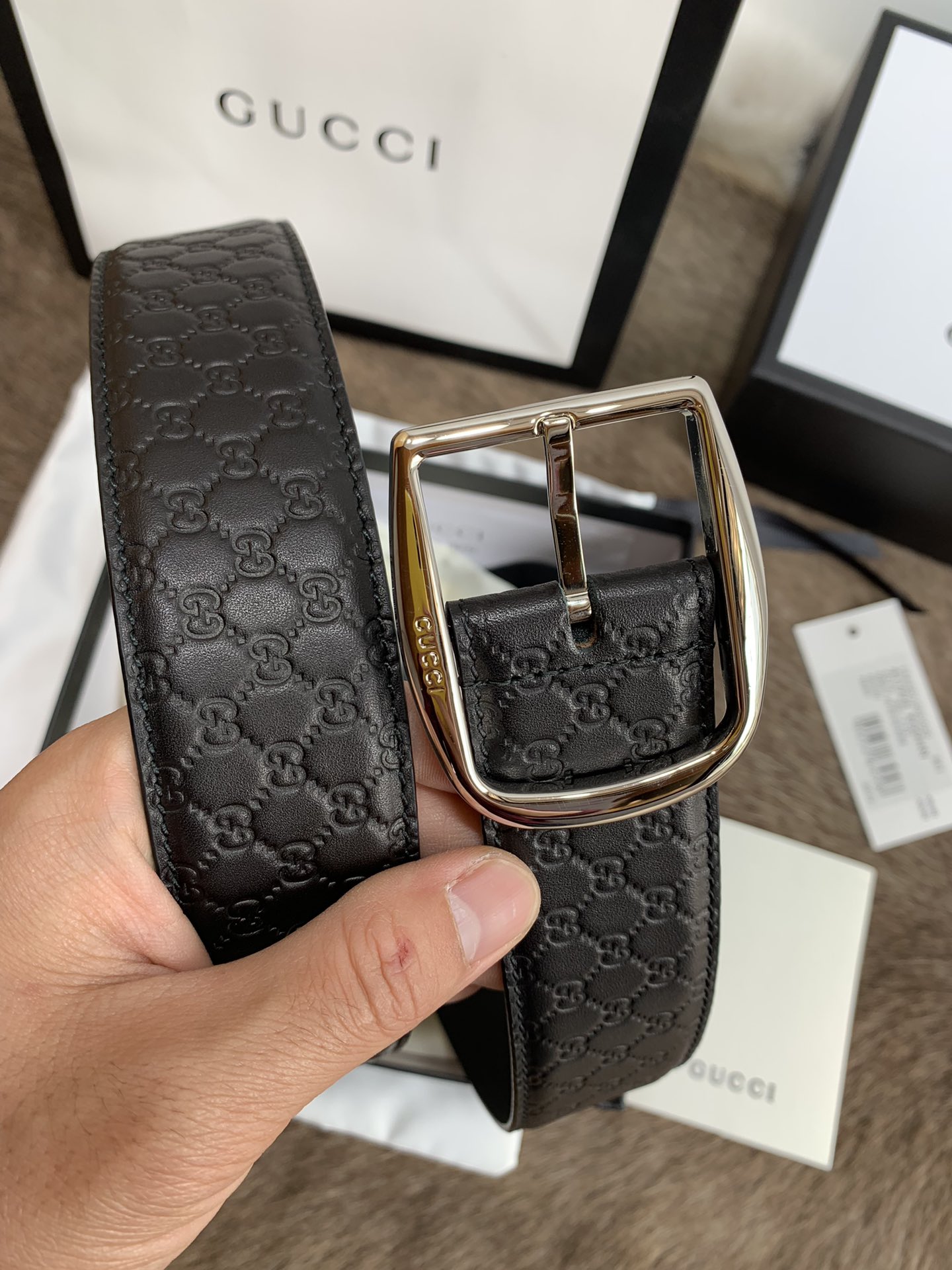 Gucci Male Leather Belt M
