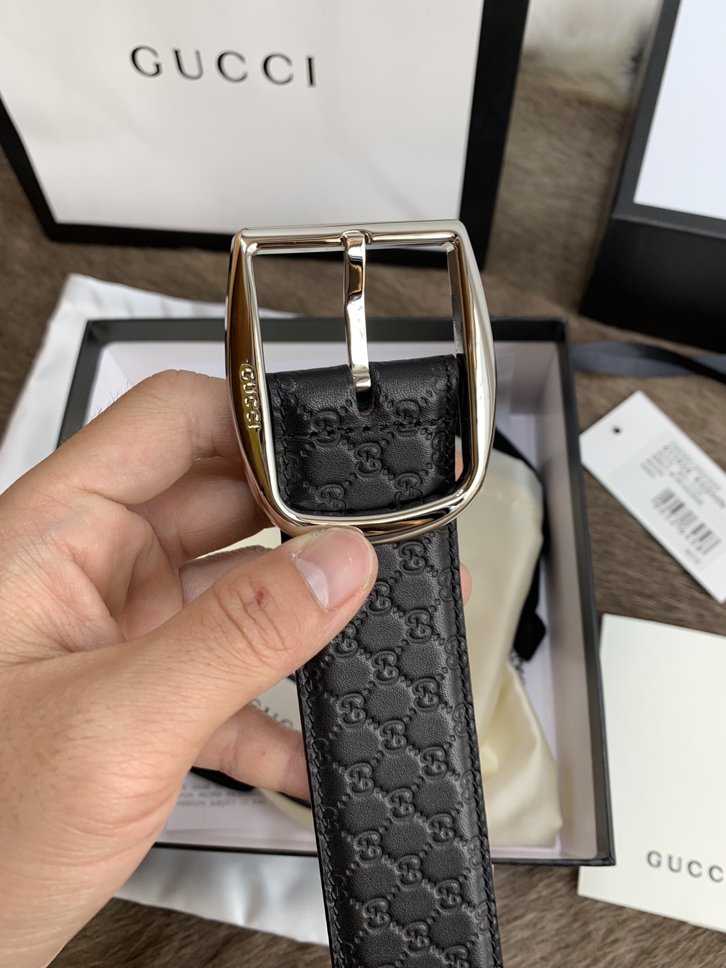 Gucci Male Leather Belt M