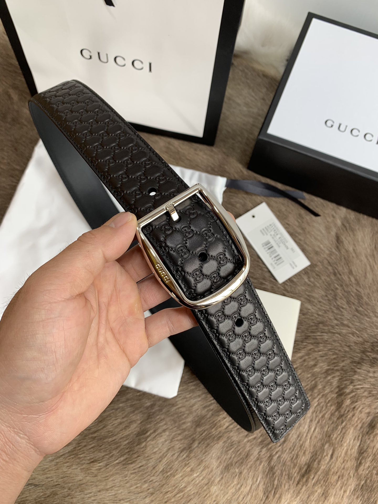 Gucci Male Leather Belt M