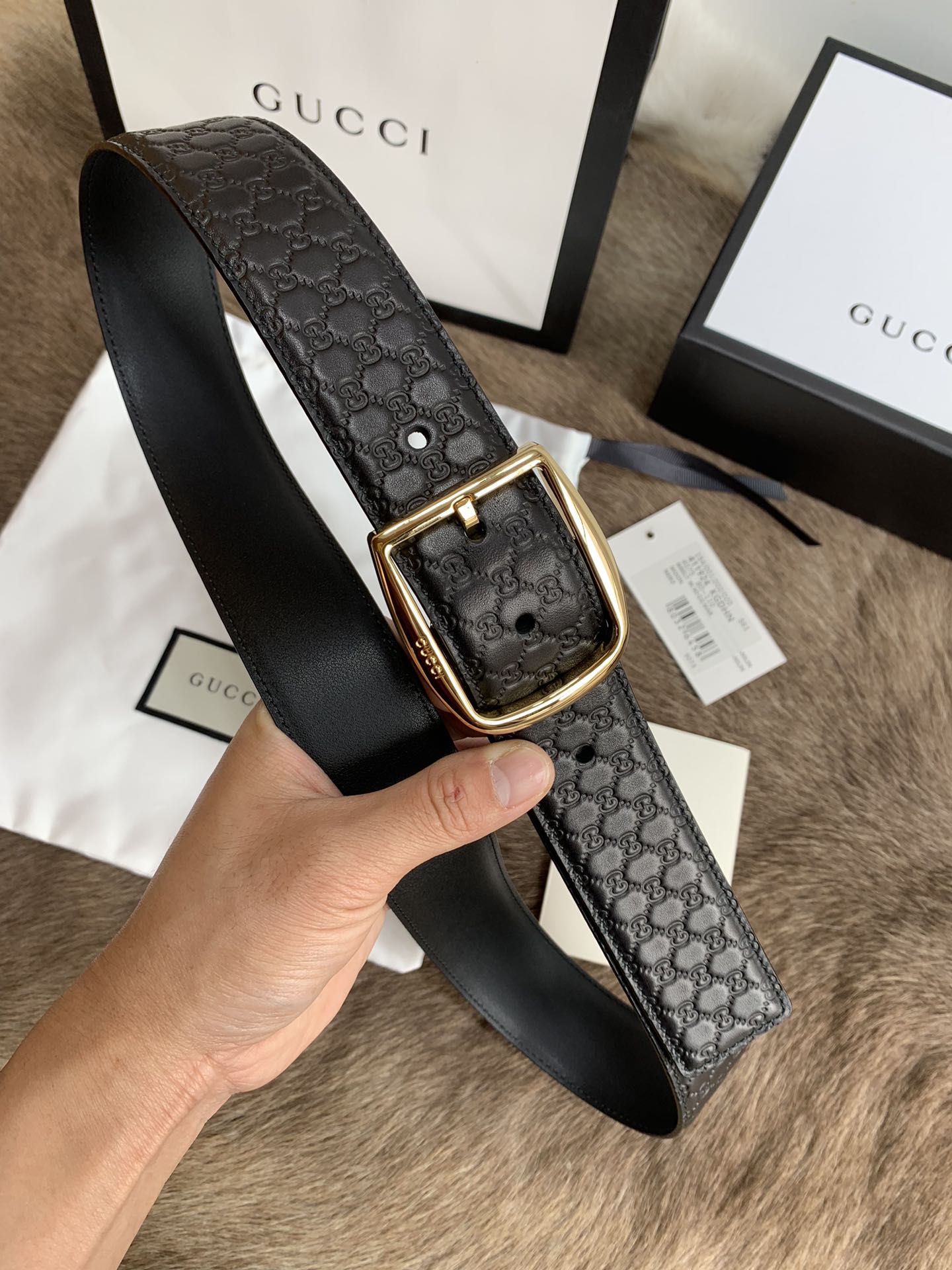 Gucci Male Leather Belt M