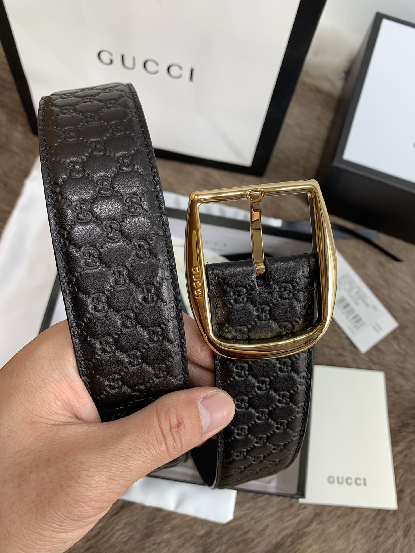 Gucci Male Leather Belt M