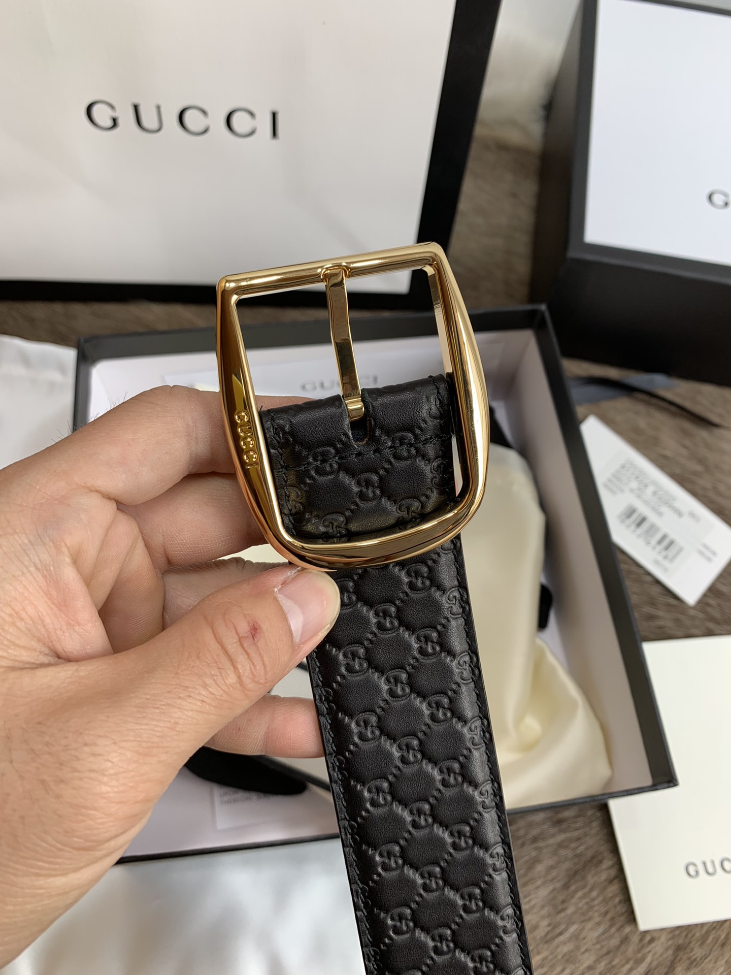 Gucci Male Leather Belt M