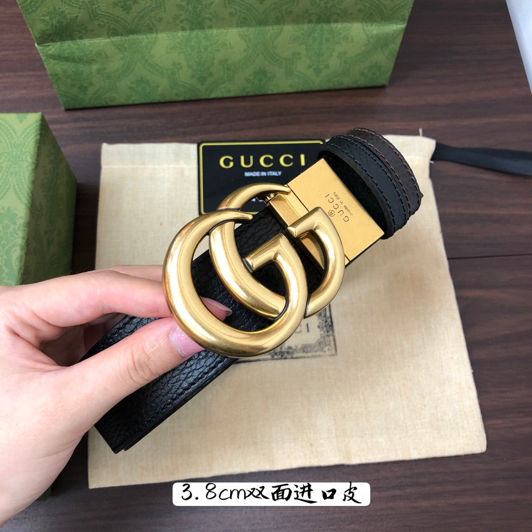 Gucci Basic Belt Cow Leather M