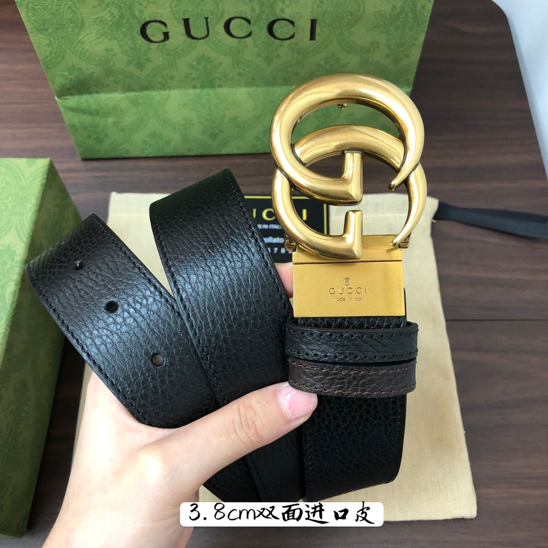 Gucci Basic Belt Cow Leather M