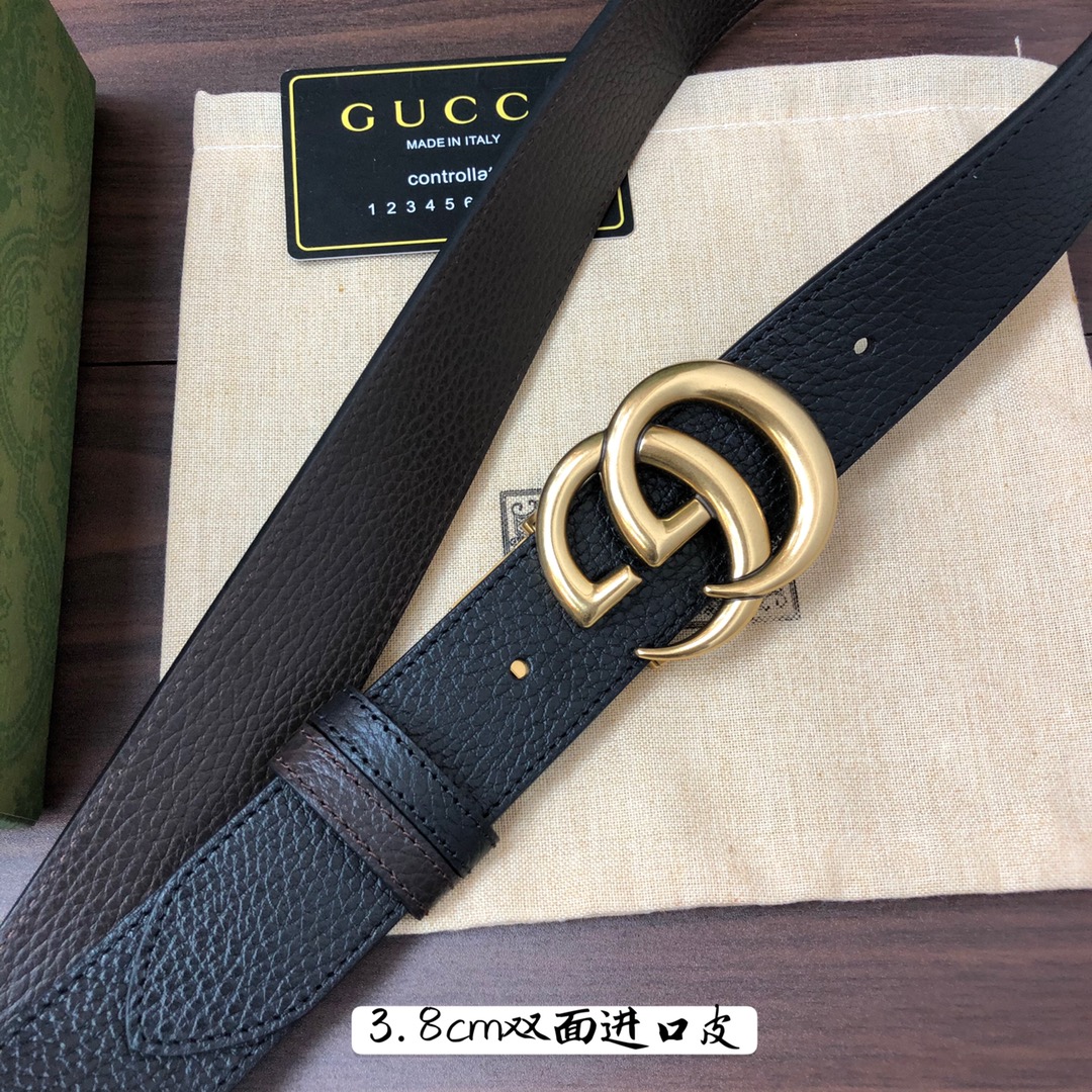 Gucci Basic Belt Cow Leather M