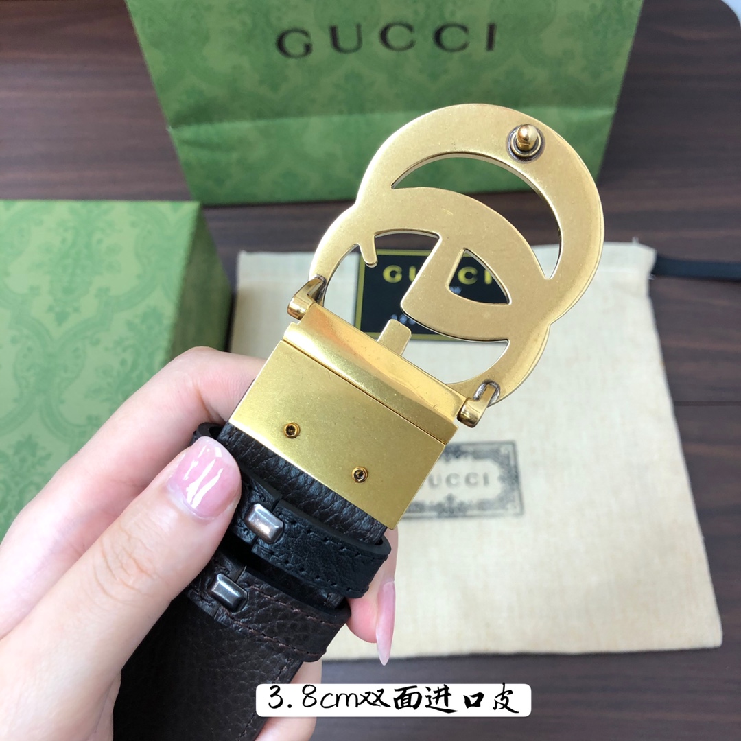 Gucci Basic Belt Cow Leather M