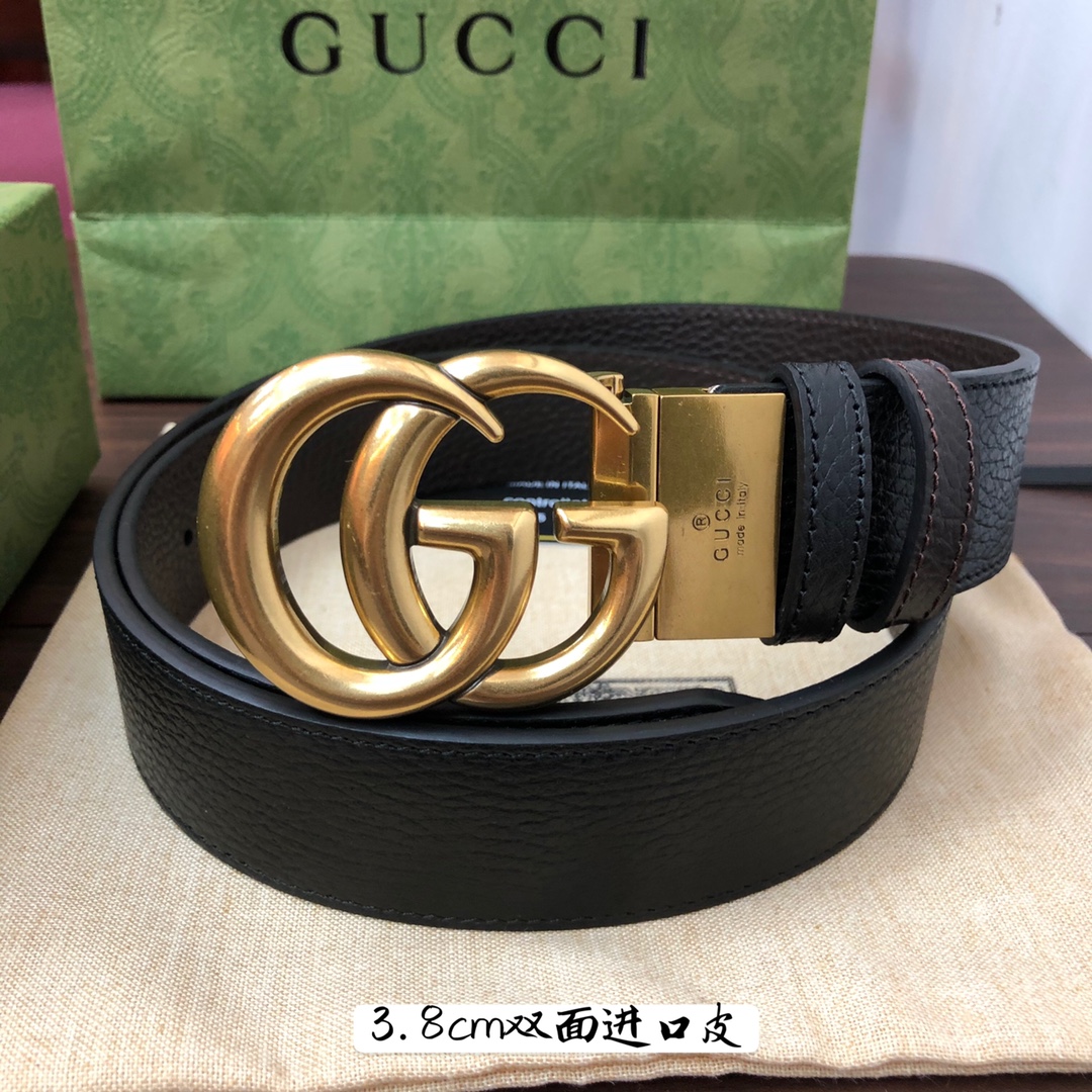 Gucci Basic Belt Cow Leather M