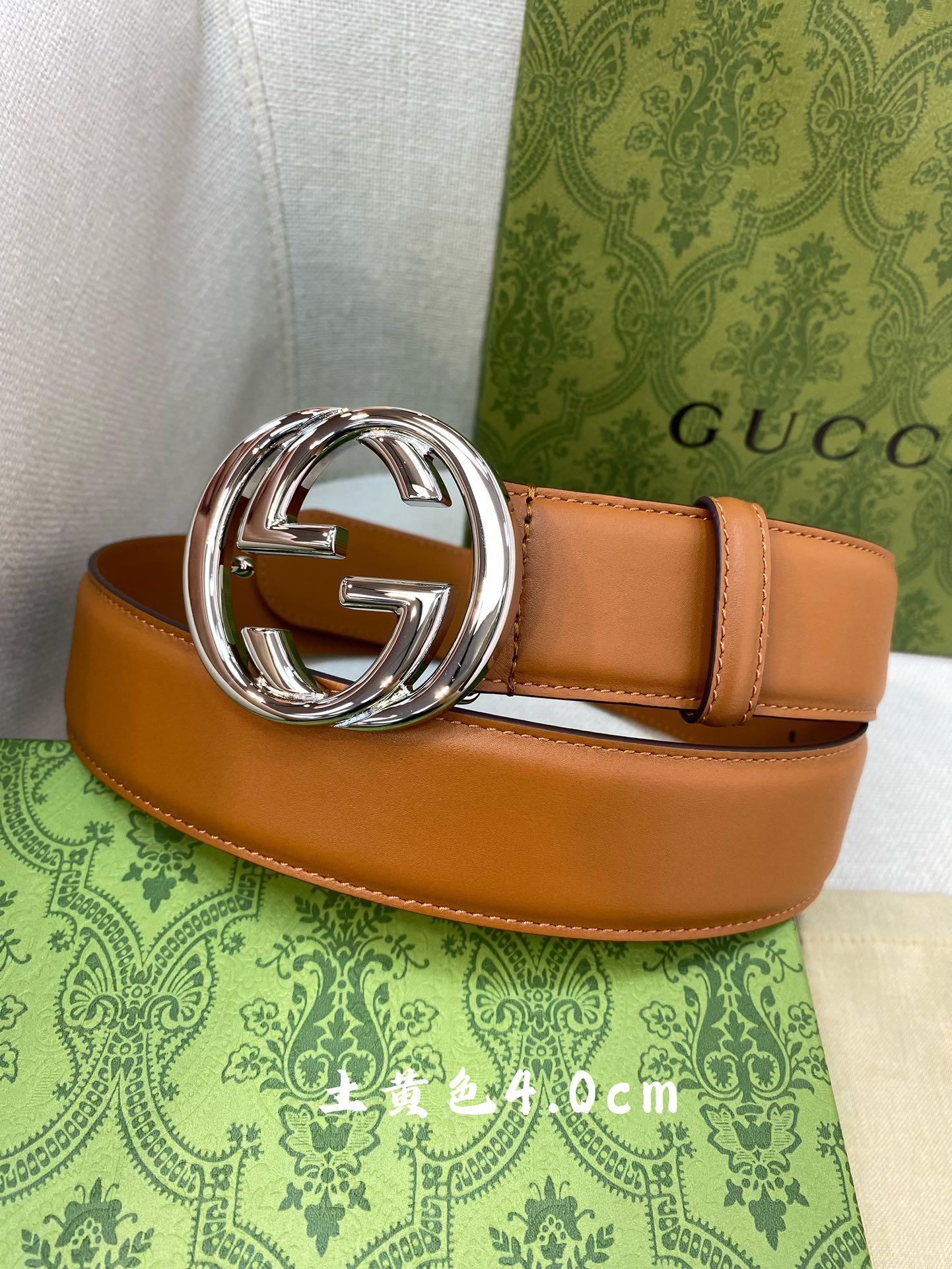 Gucci Basic Belt Cow Leather M