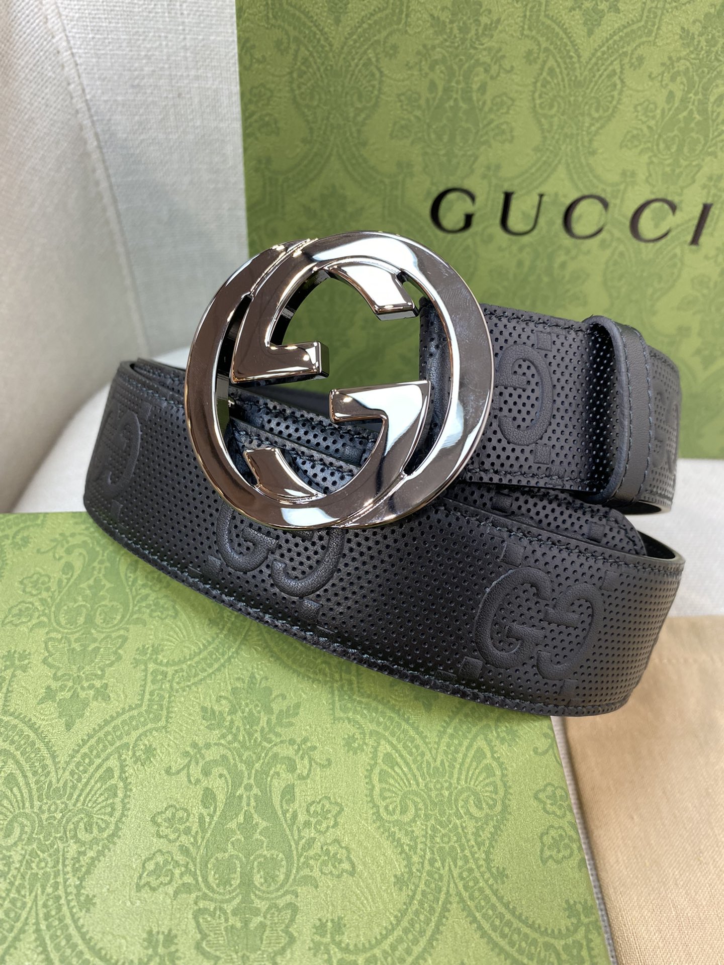 Gucci Basic Belt Cow Leather M