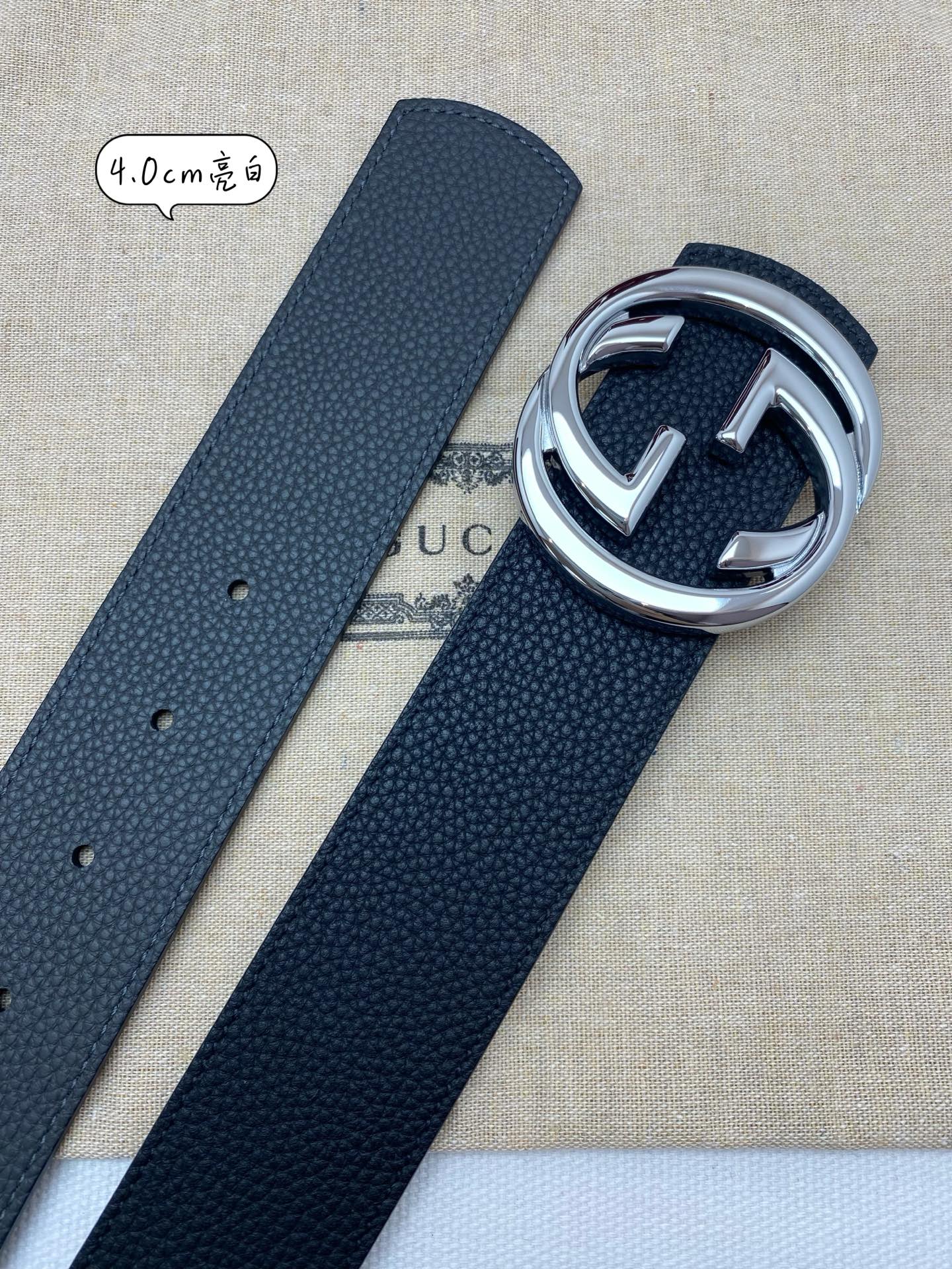 Gucci Basic Belt Cow Leather 40mm