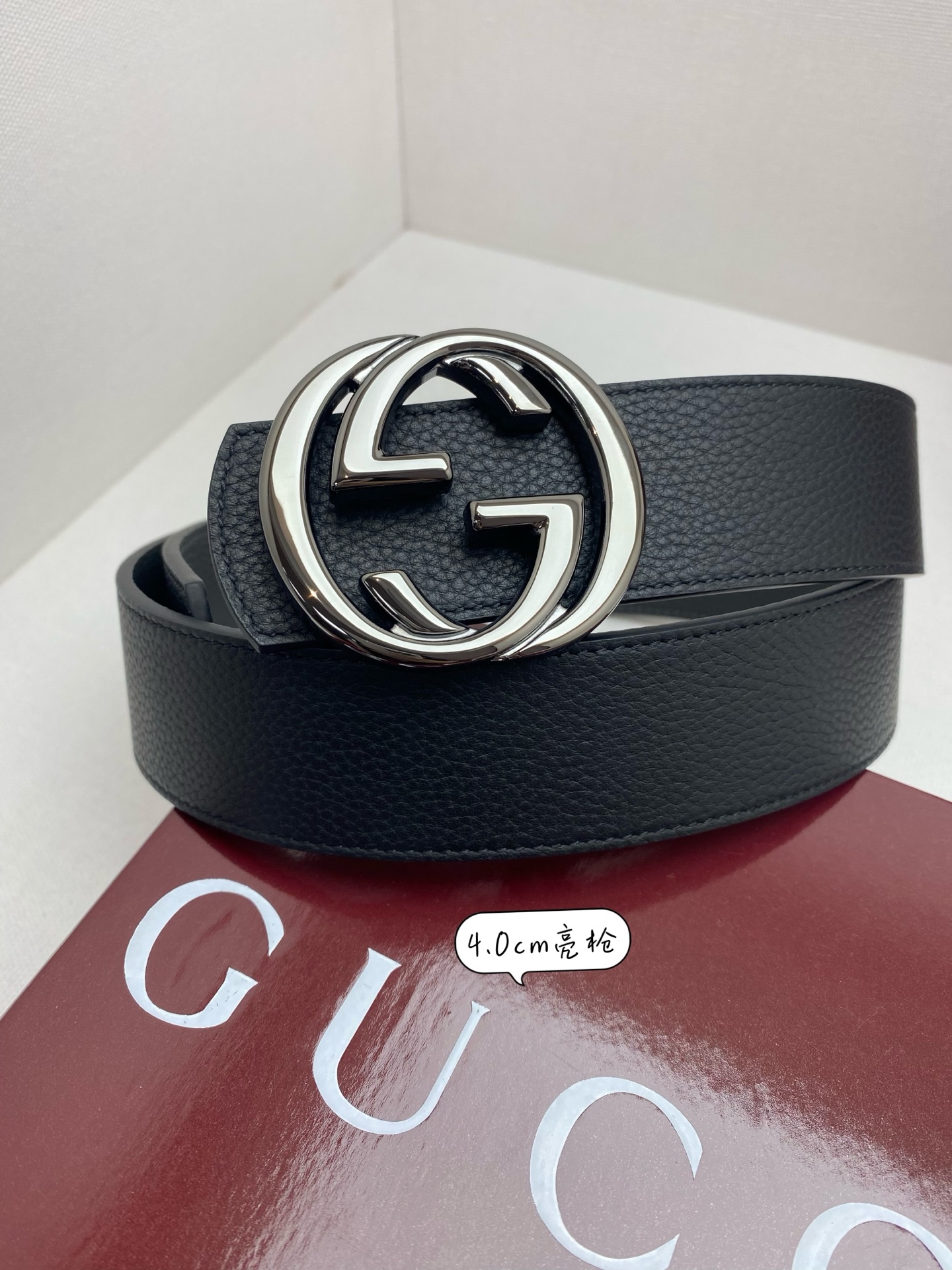 Gucci Basic Belt Cow Leather 40mm