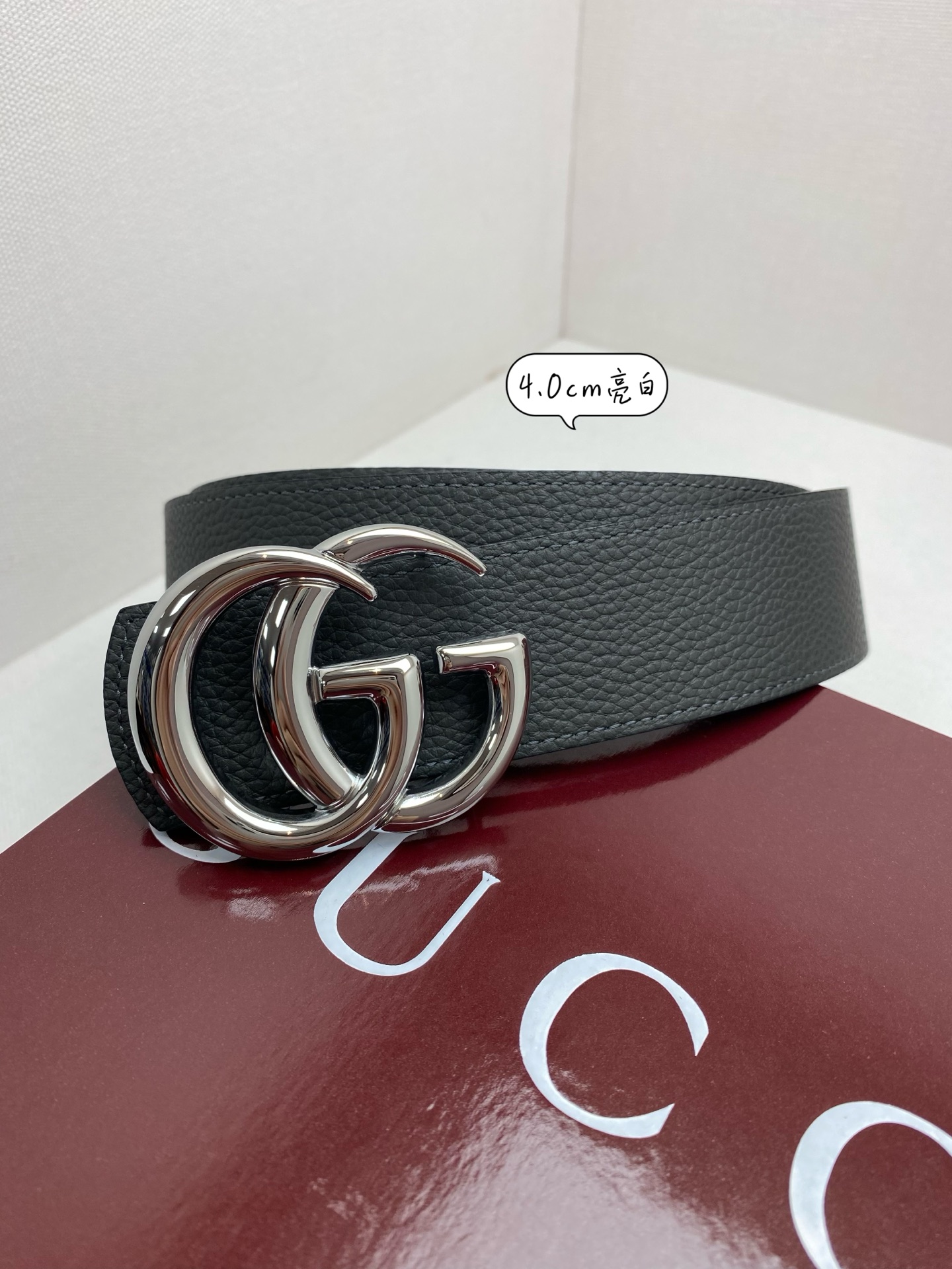 Gucci Basic Belt Cow Leather 40mm