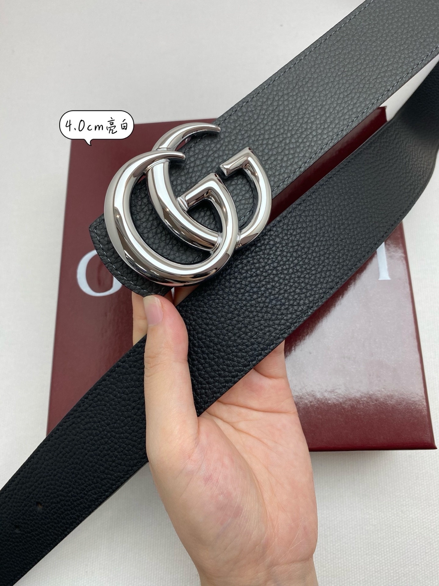 Gucci Basic Belt Cow Leather 40mm