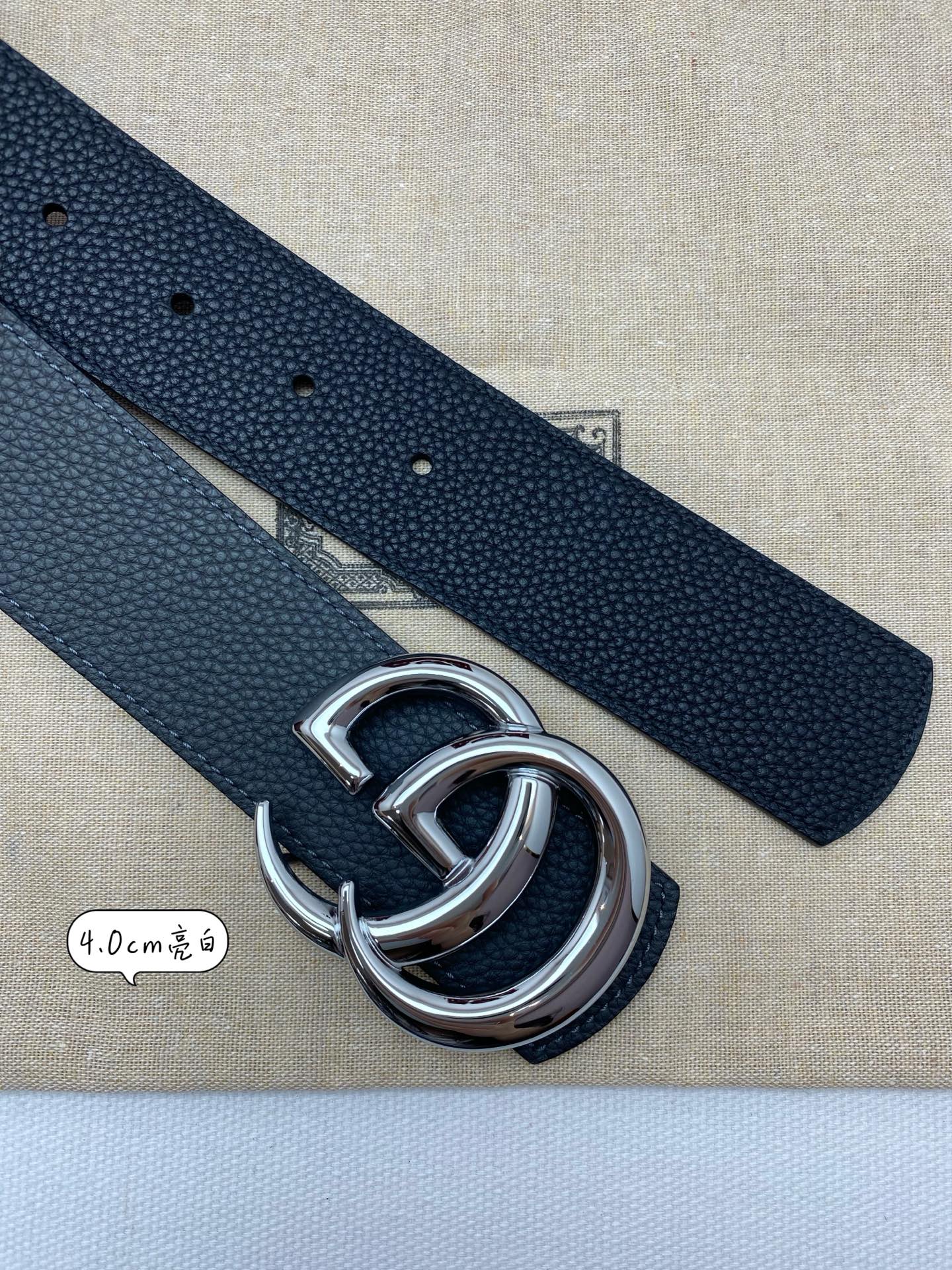 Gucci Basic Belt Cow Leather 40mm