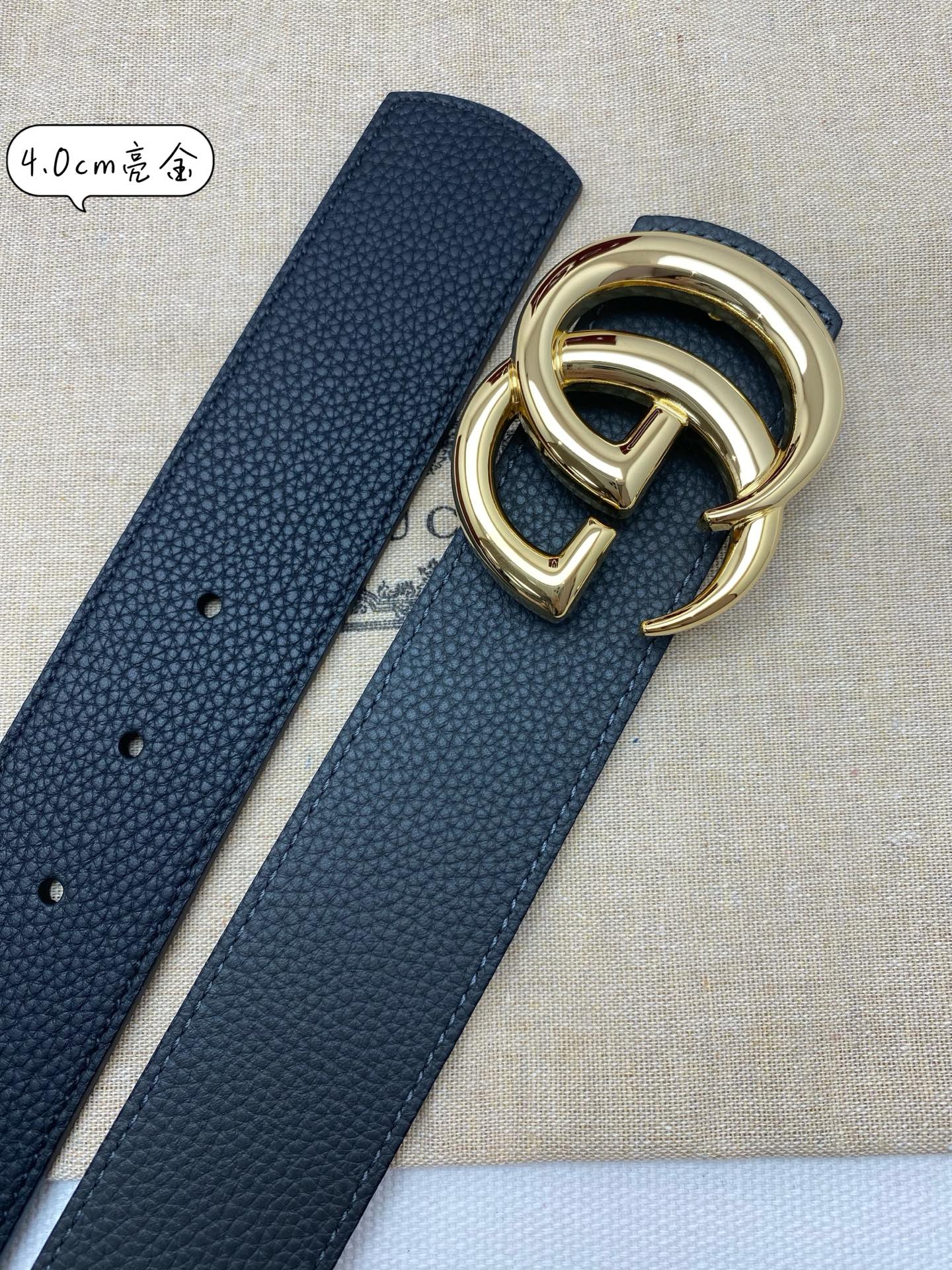 Gucci Basic Belt Cow Leather 40mm