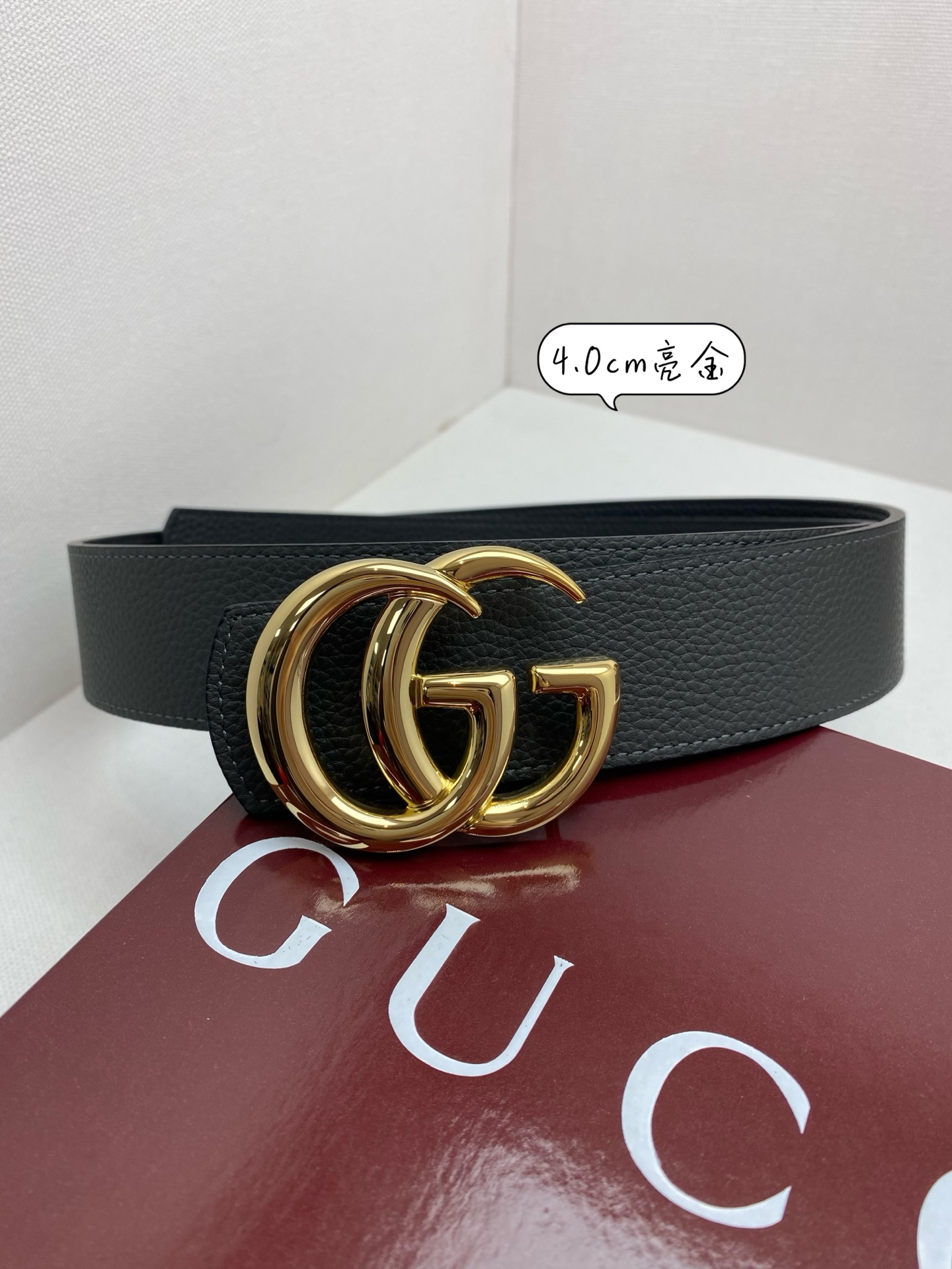 Gucci Basic Belt Cow Leather 40mm
