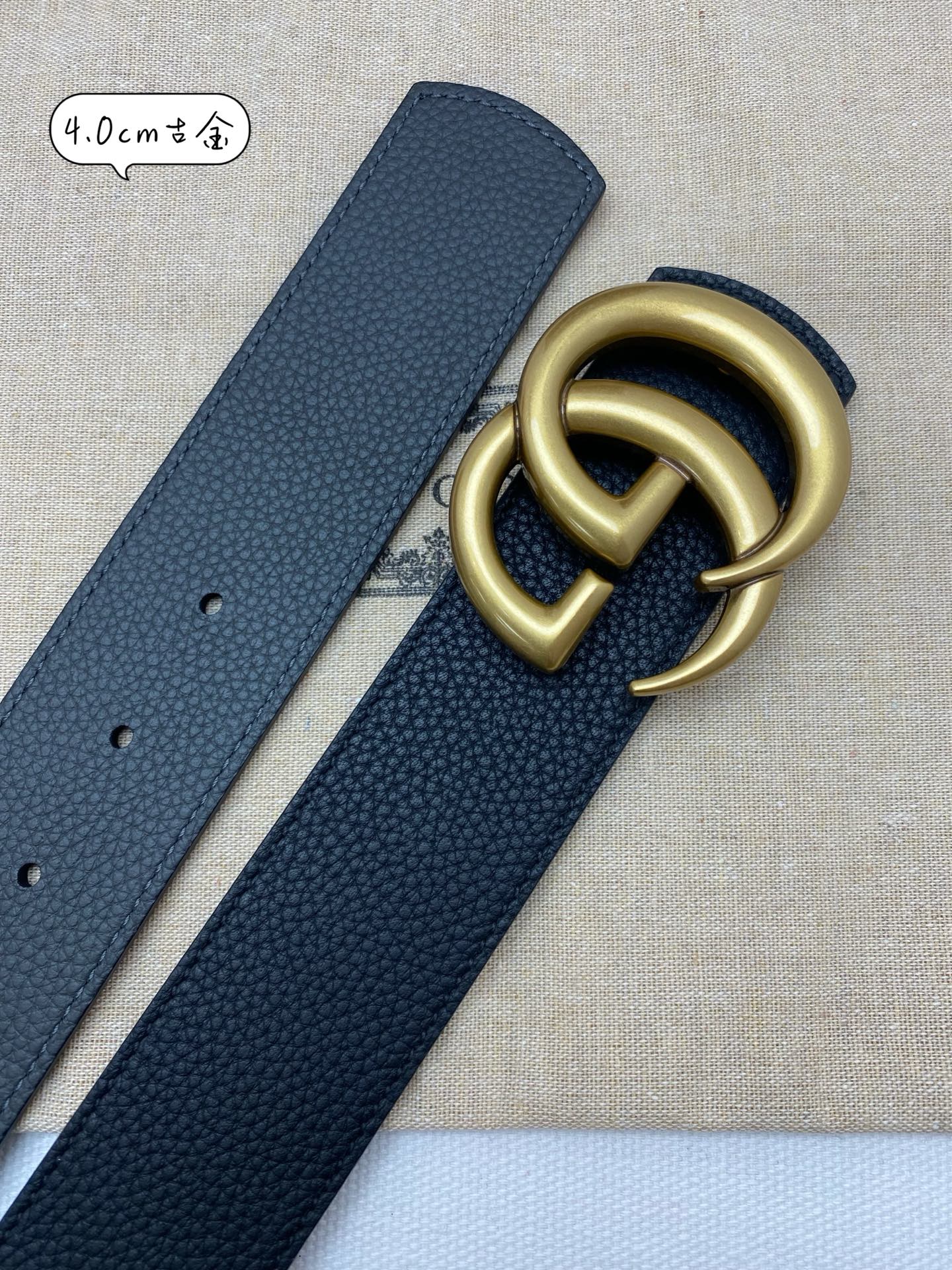 Gucci Basic Belt Cow Leather 40mm