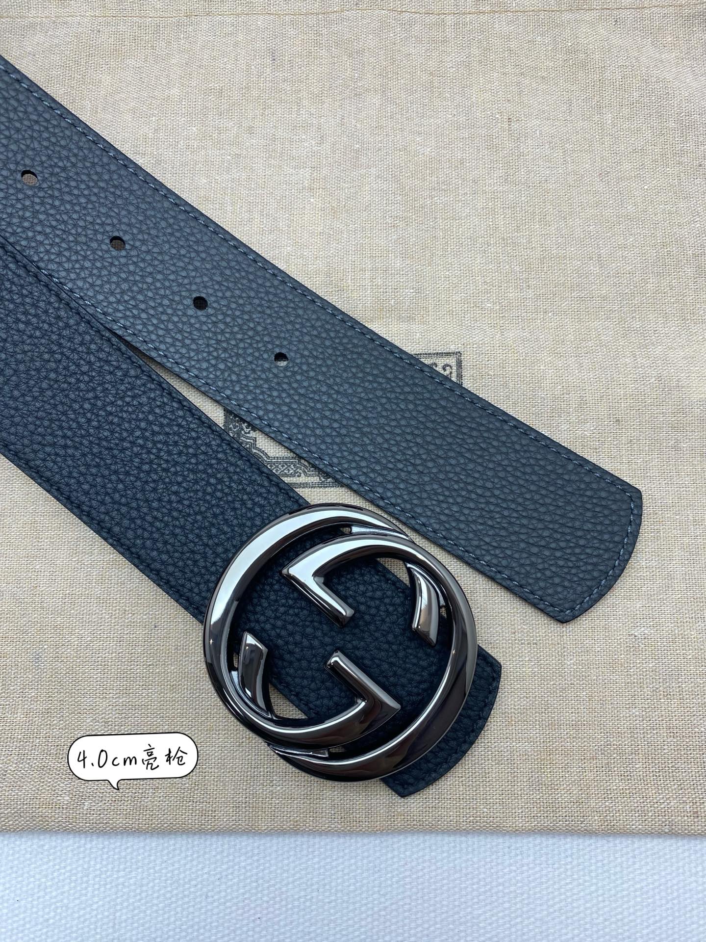 Gucci Basic Belt Cow Leather 40mm