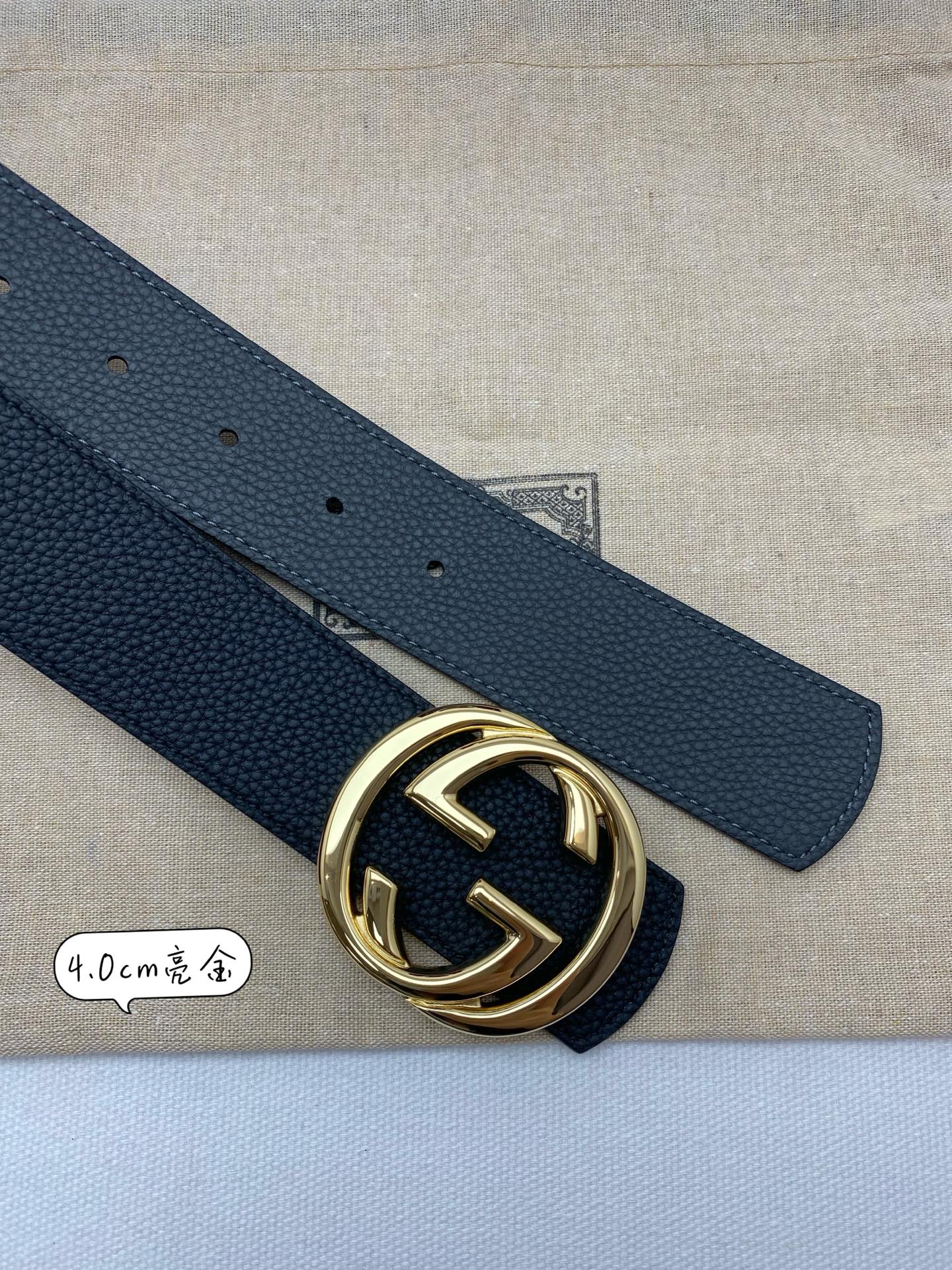Gucci Basic Belt Cow Leather 40mm