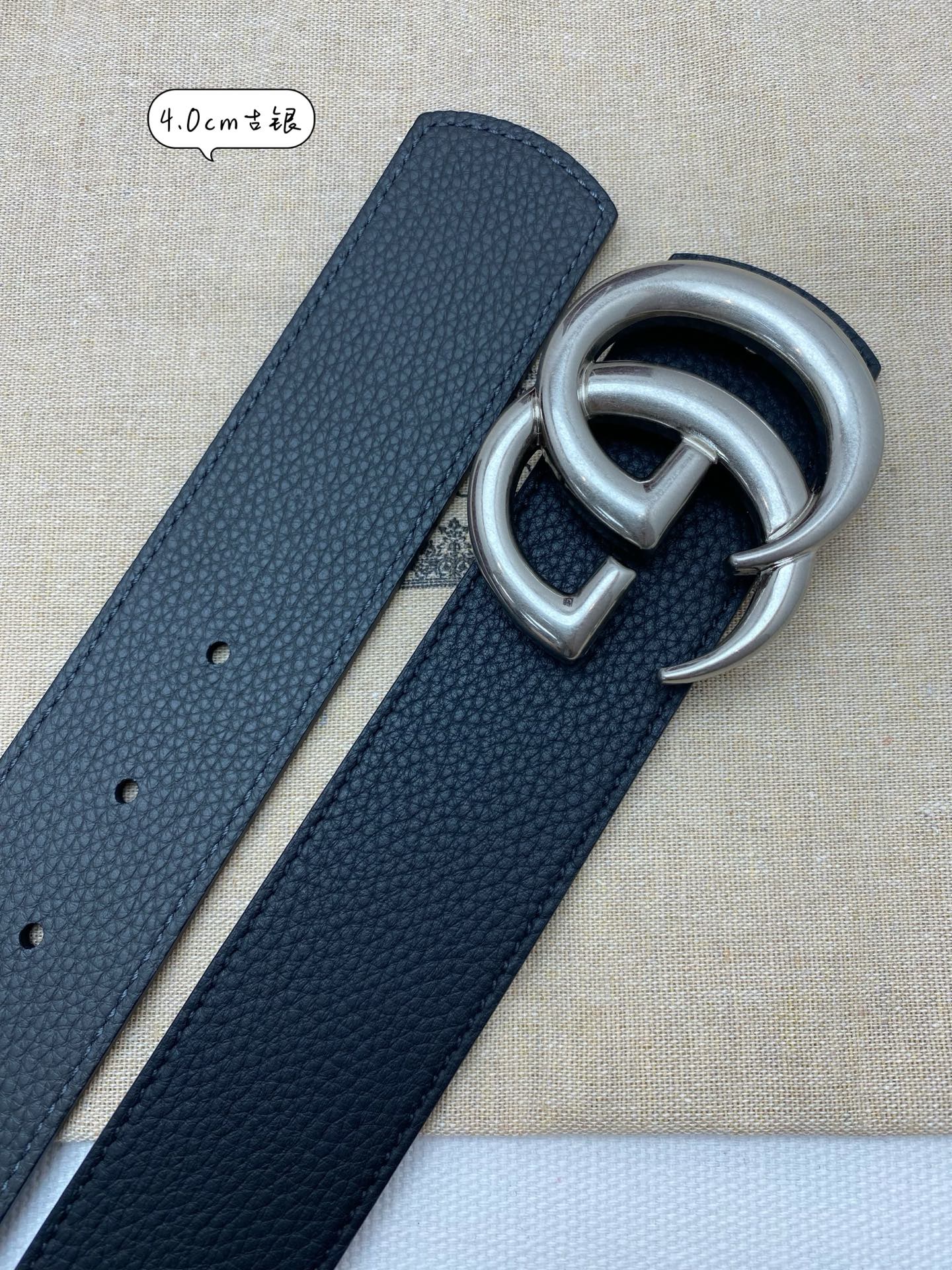 Gucci Basic Belt Cow Leather 40mm