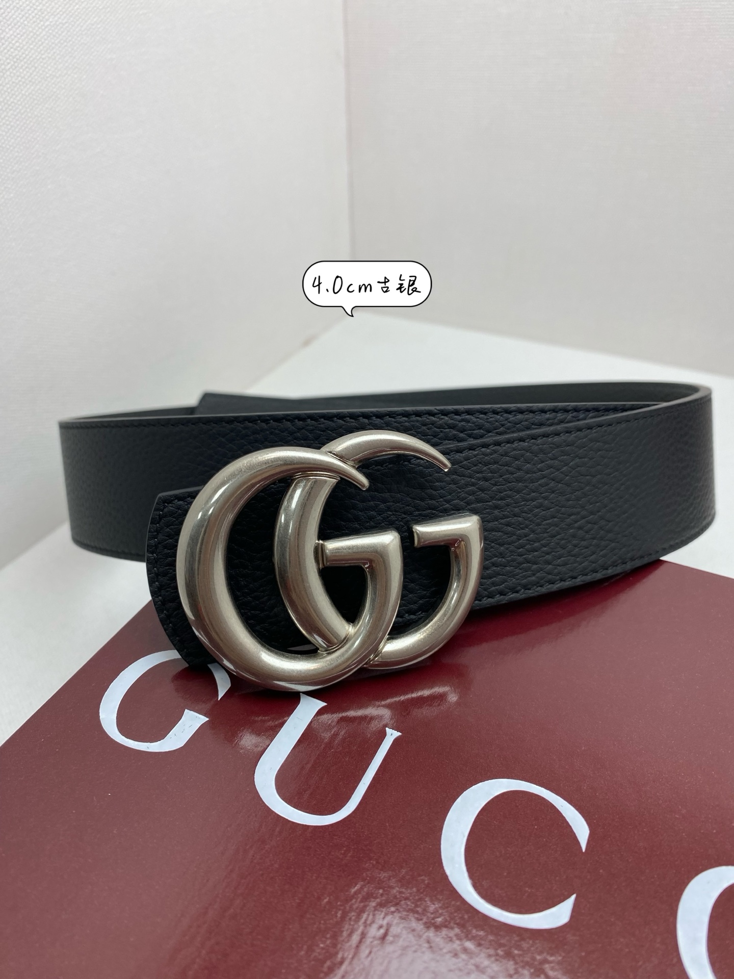 Gucci Basic Belt Cow Leather 40mm