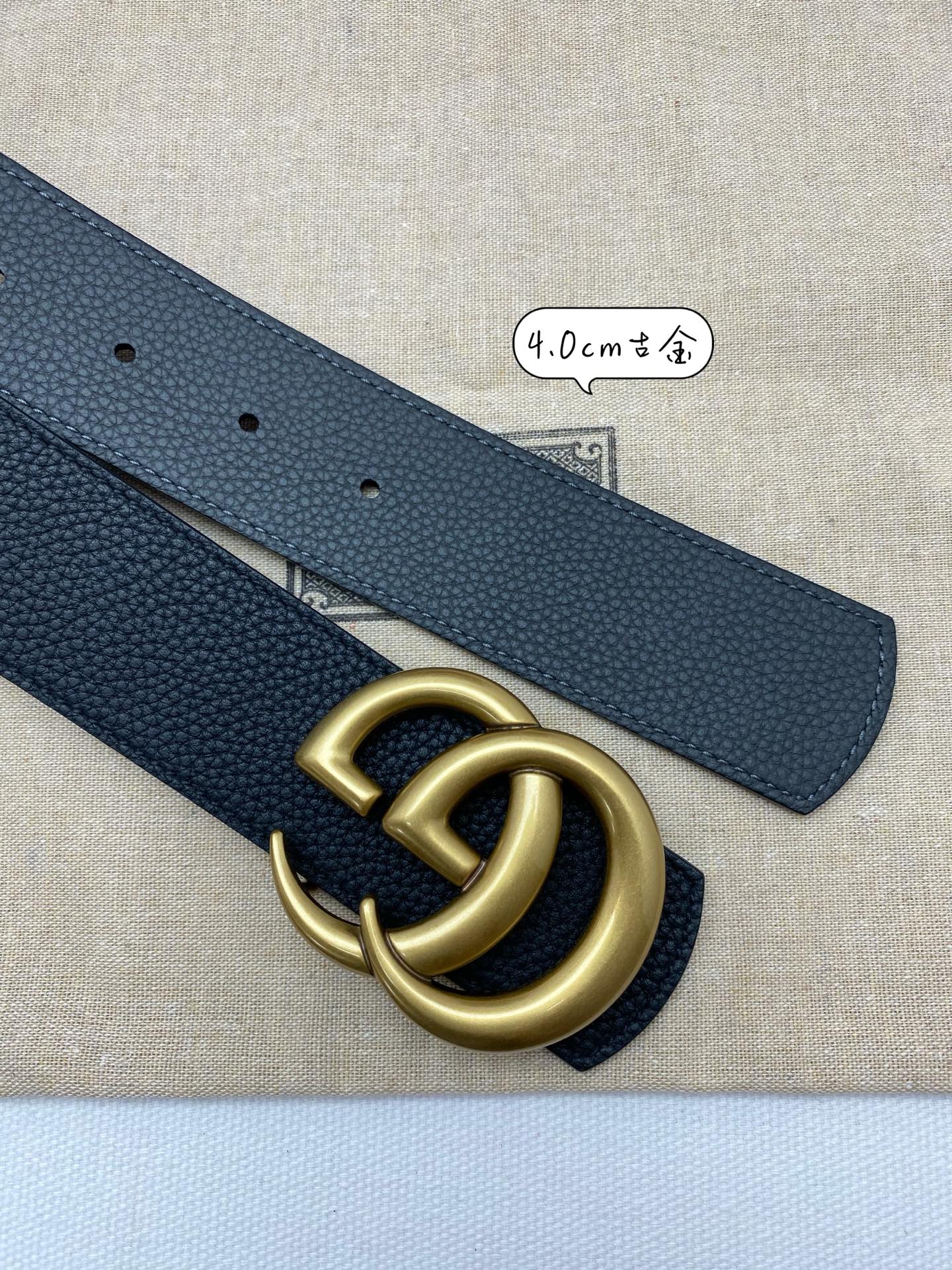 Gucci Basic Belt Cow Leather 40mm