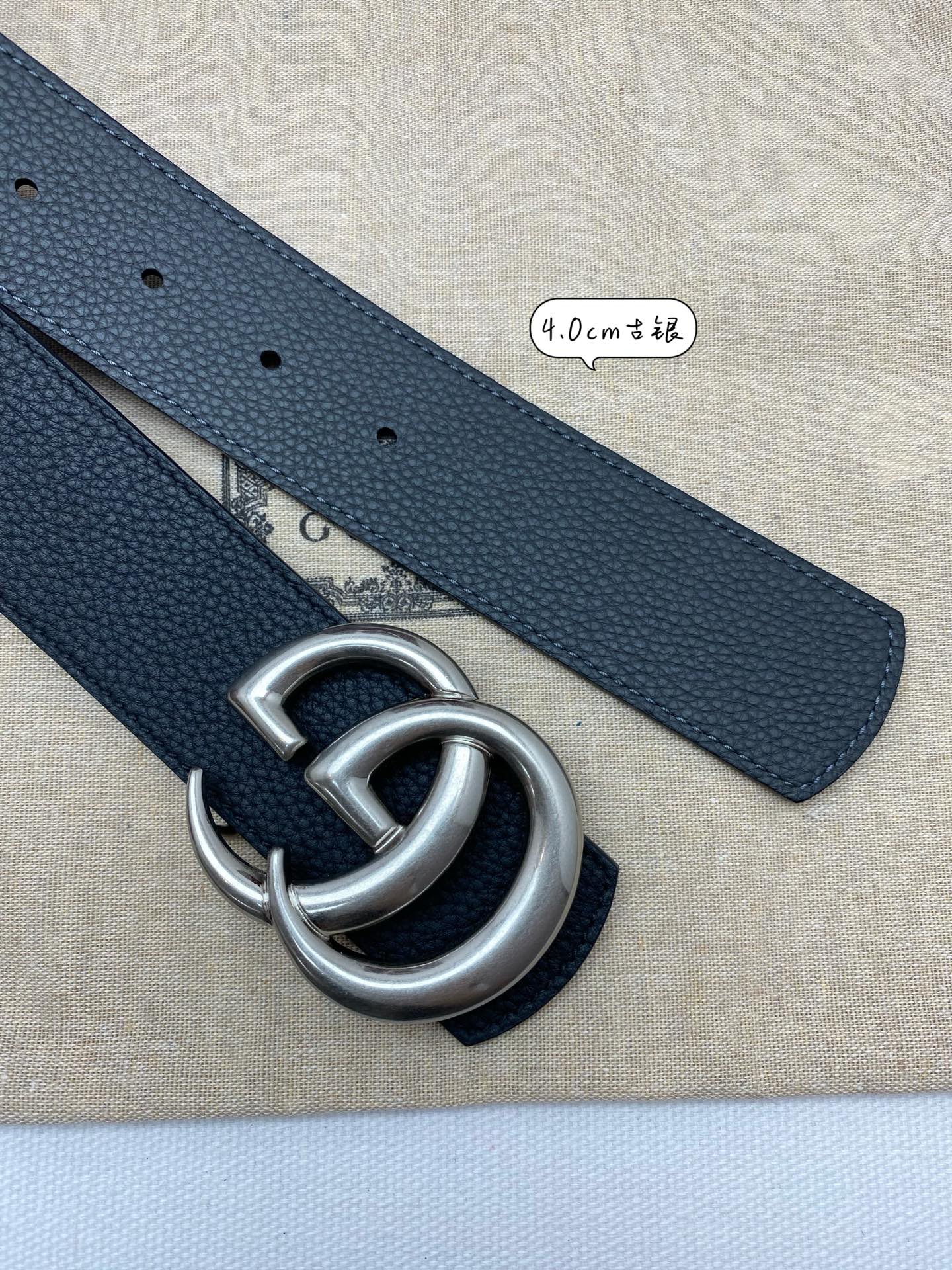 Gucci Basic Belt Cow Leather 40mm