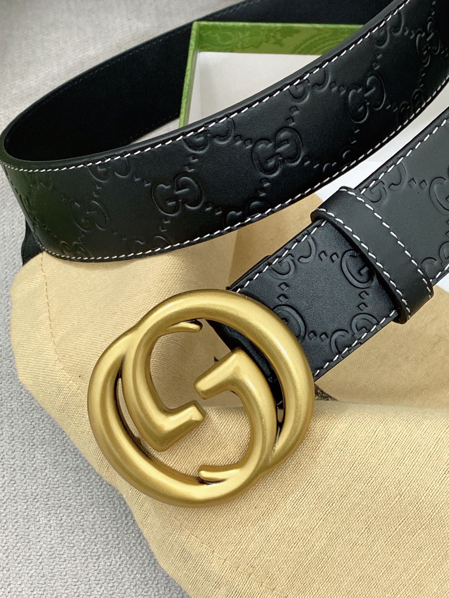 Gucci Basic Belt Top Grain Leather M