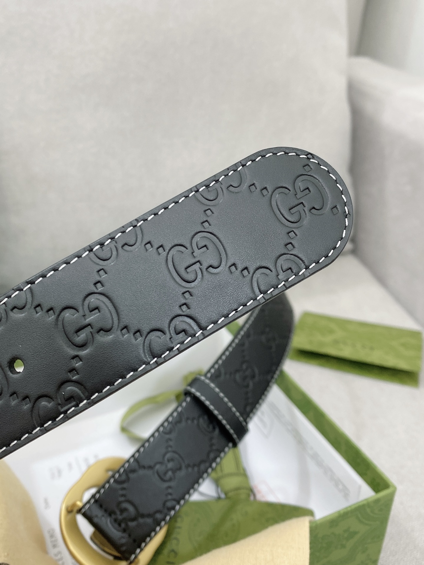 Gucci Basic Belt Top Grain Leather M