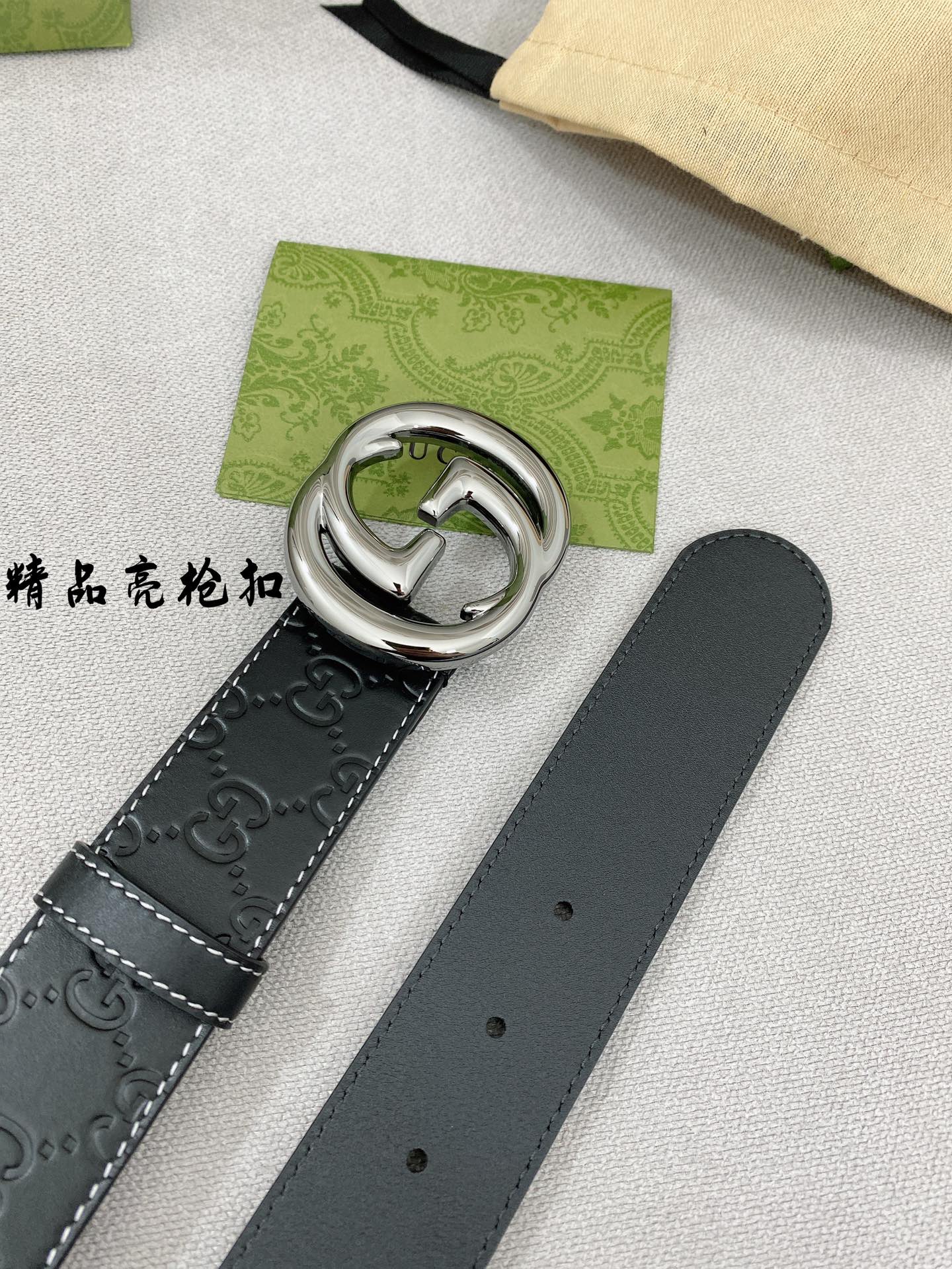 Gucci Basic Belt Top Grain Leather M