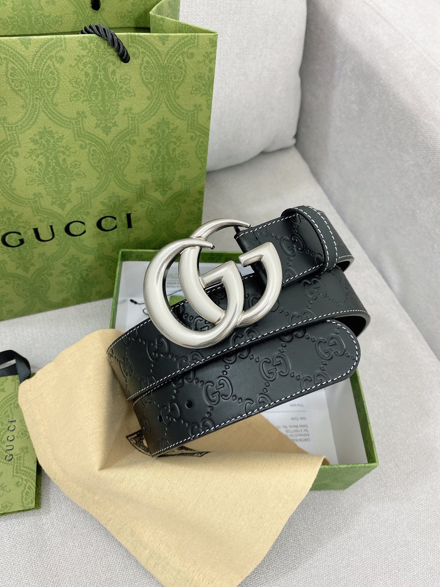 Gucci Basic Belt Top Grain Leather M