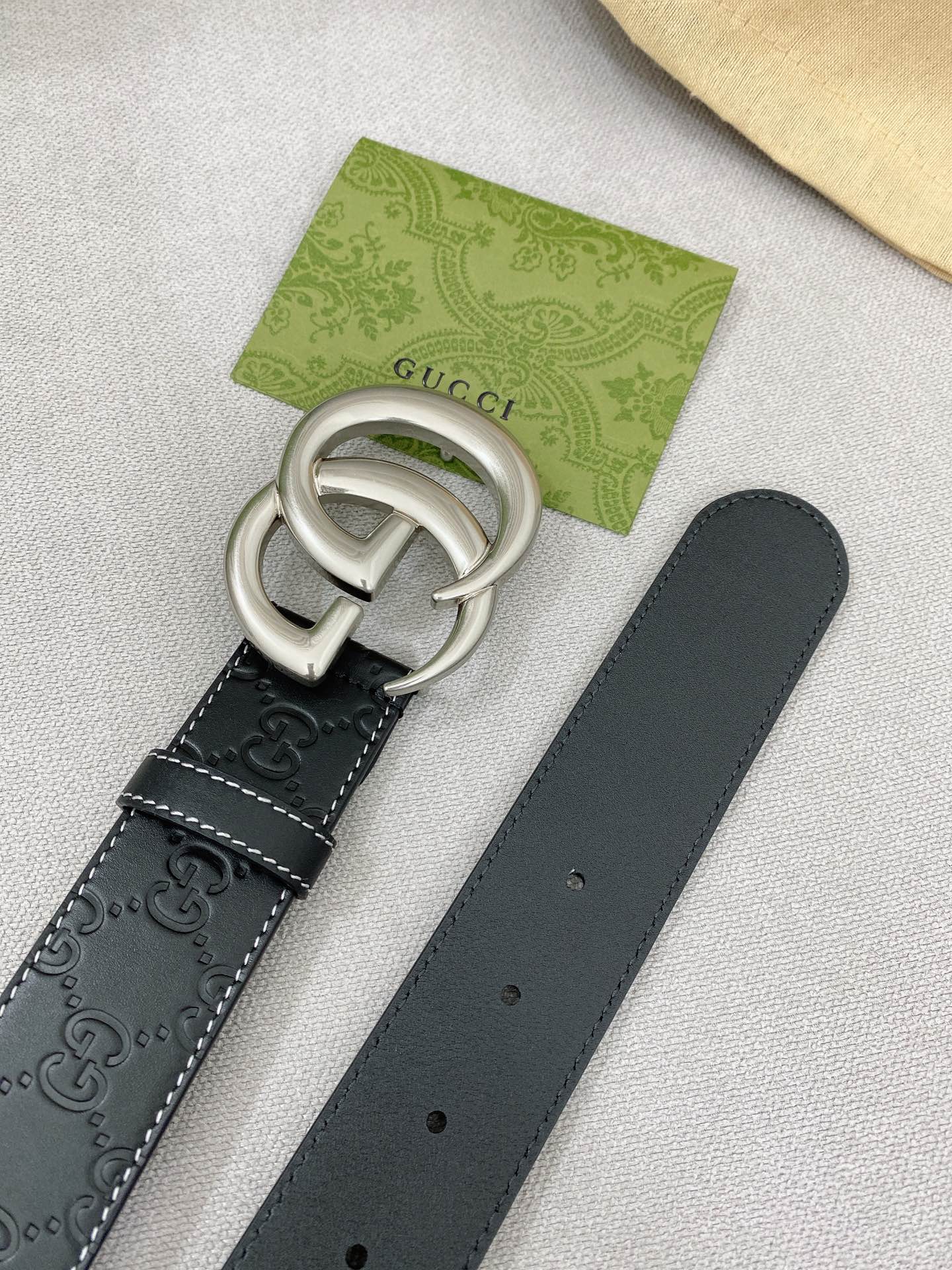 Gucci Basic Belt Top Grain Leather M