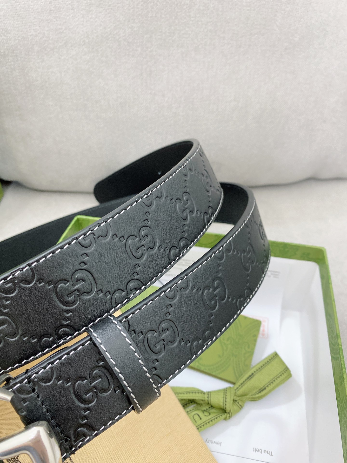 Gucci Basic Belt Top Grain Leather M