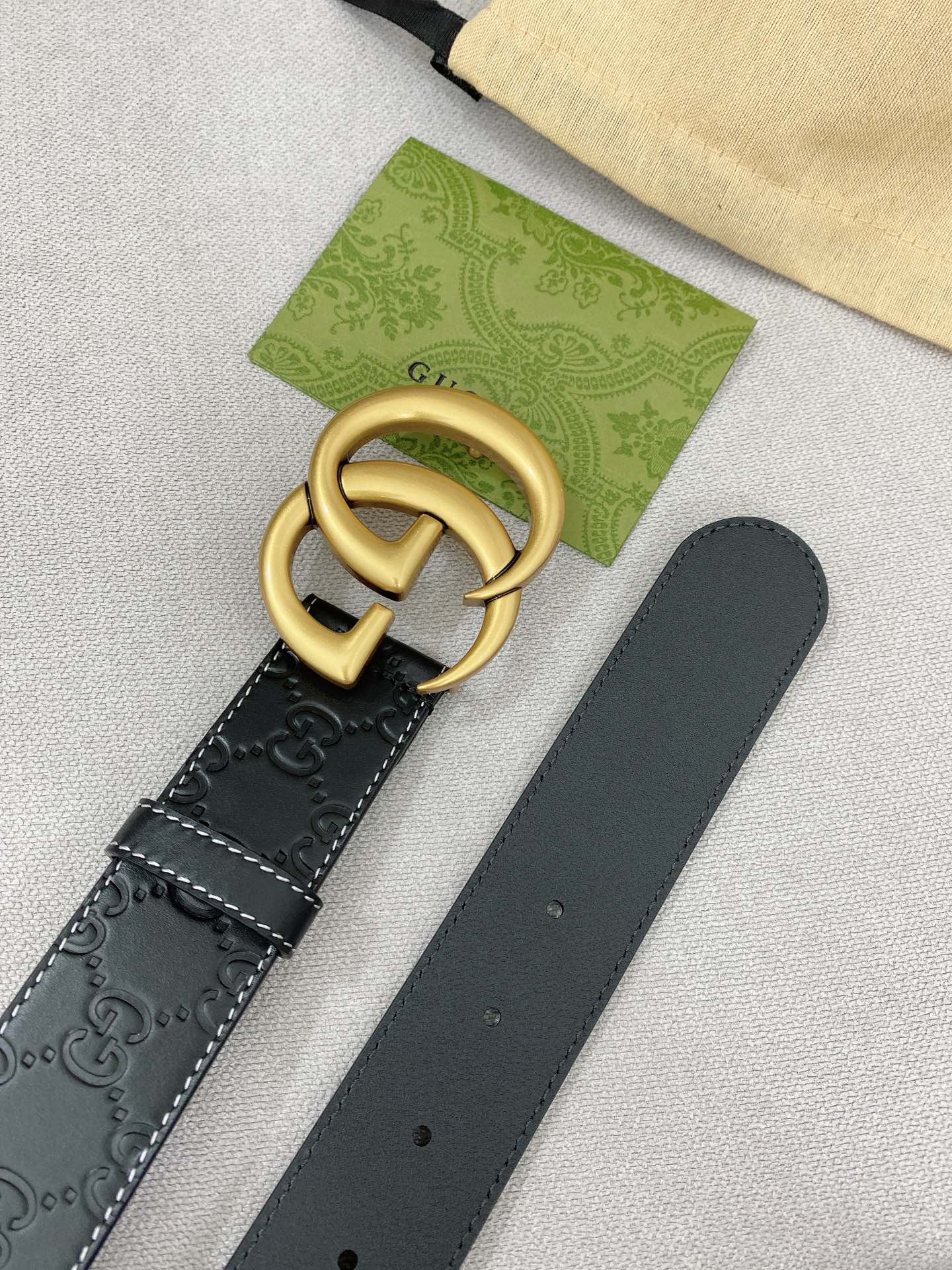 Gucci Basic Belt Top Grain Leather M