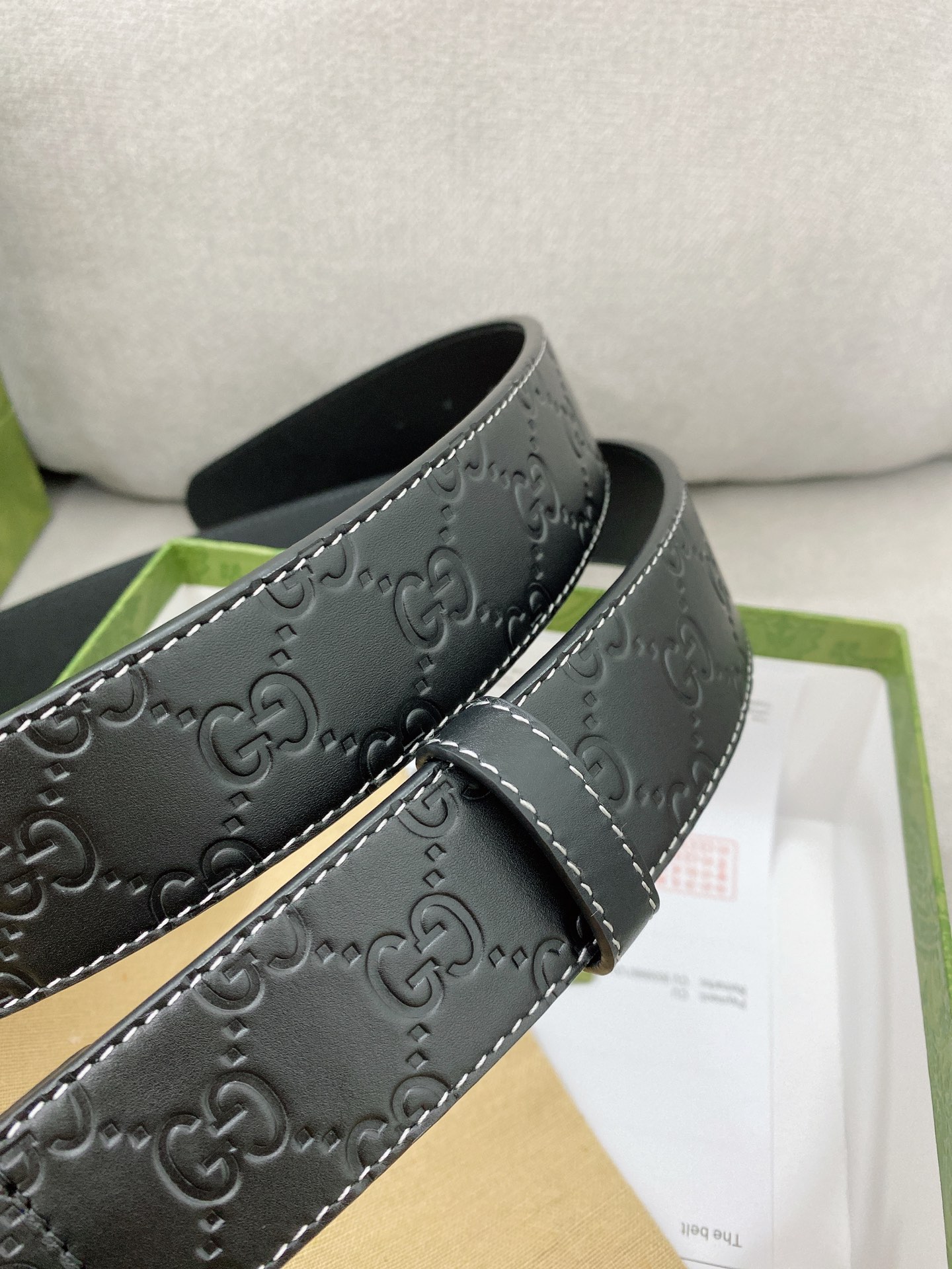 Gucci Basic Belt Top Grain Leather M