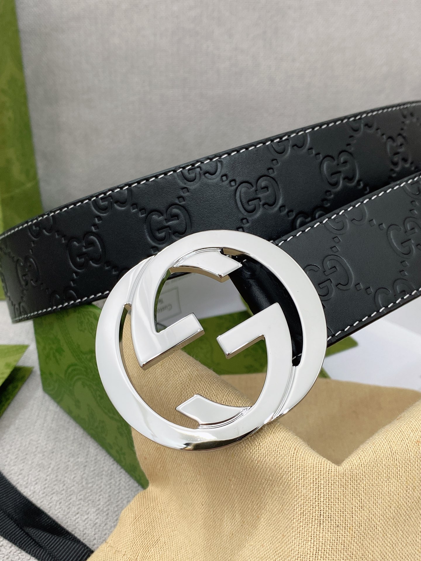 Gucci Basic Belt Top Grain Leather M