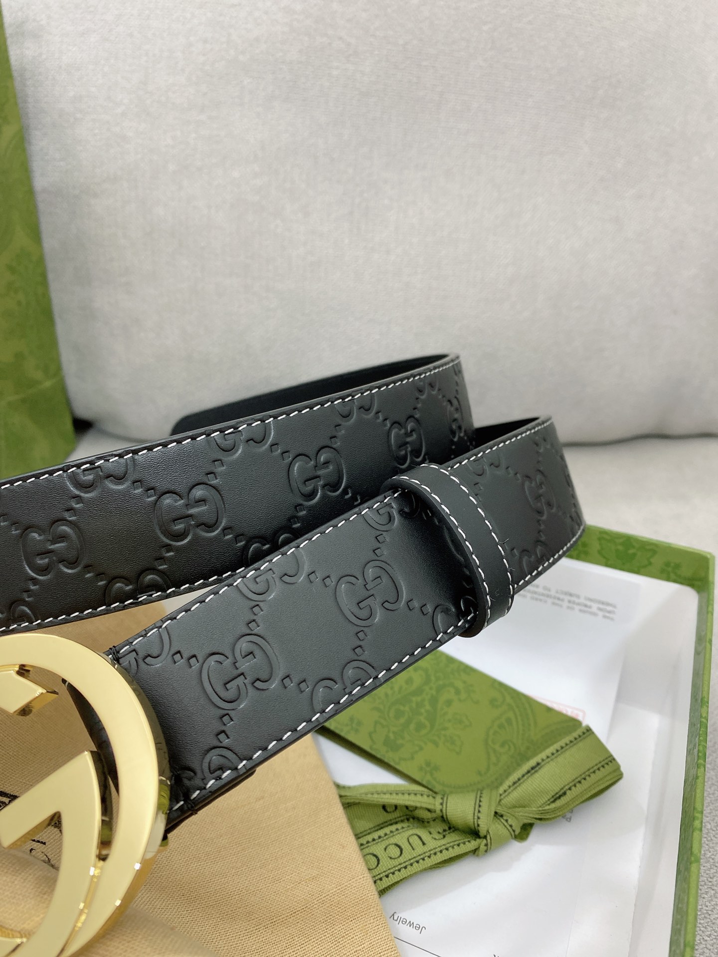 Gucci Basic Belt Top Grain Leather M