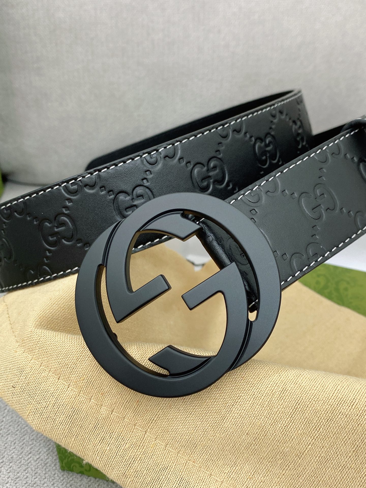 Gucci Basic Belt Top Grain Leather M